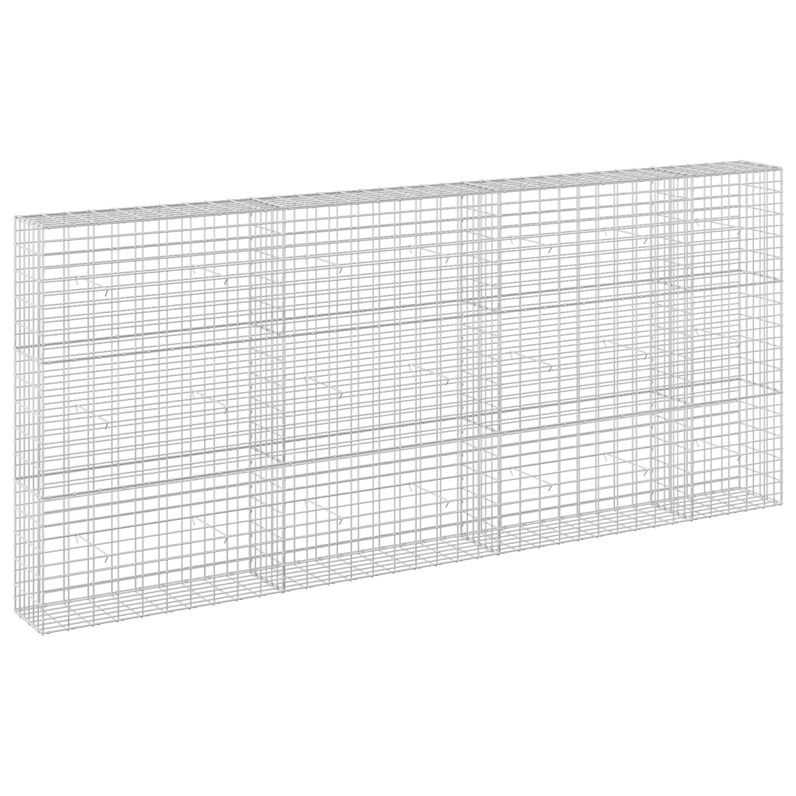 Gabion z žico 5 mm in mrežo 5x10 cm 350x30x150 cm
