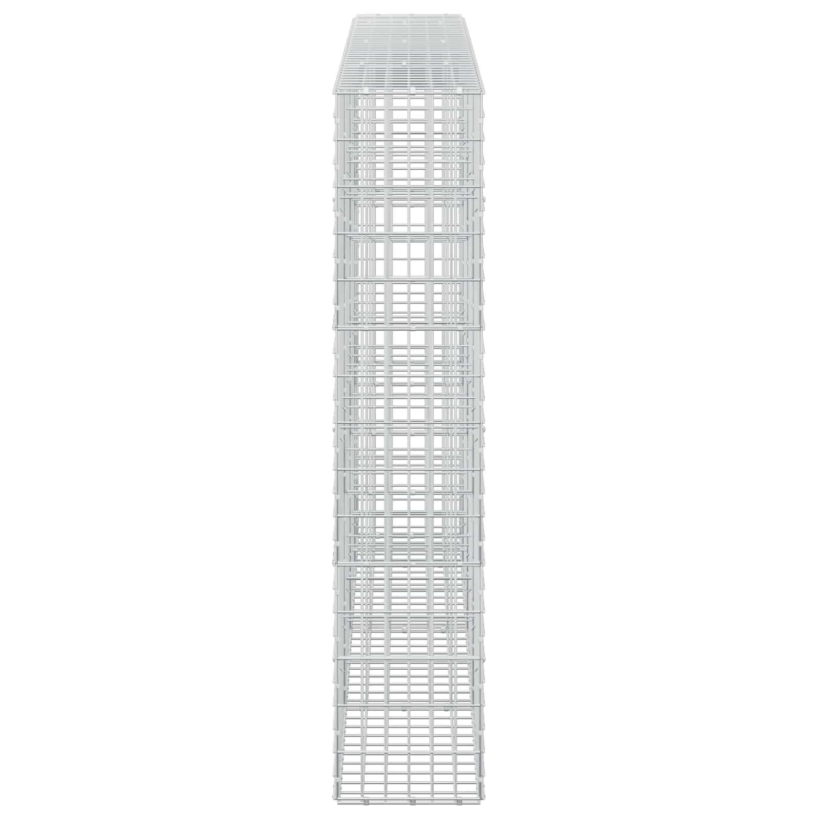 Gabion z žico 5 mm in mrežo 5x10 cm 350x30x150 cm