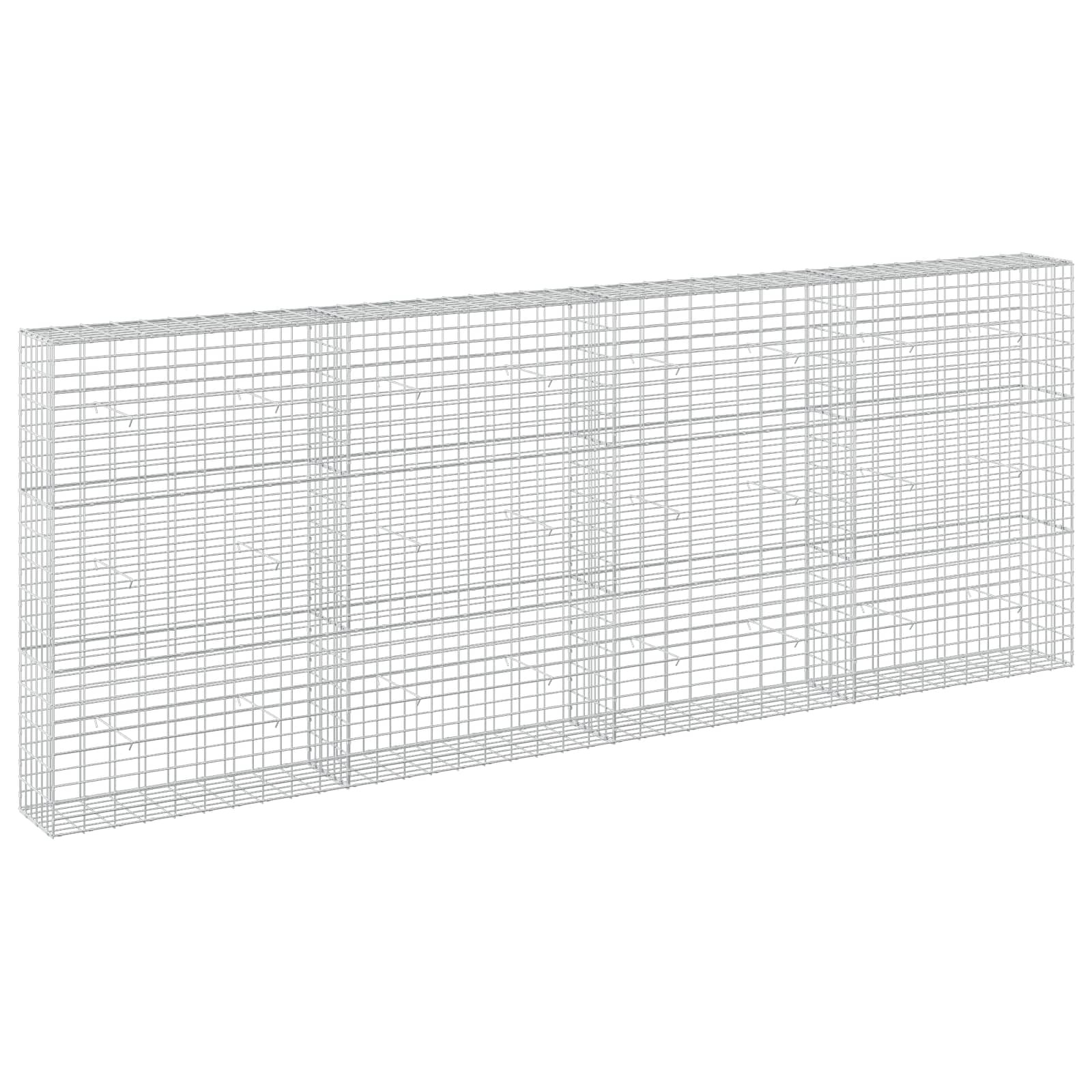 Gabion z žico 5 mm in mrežo 5x10 cm 400x30x150 cm