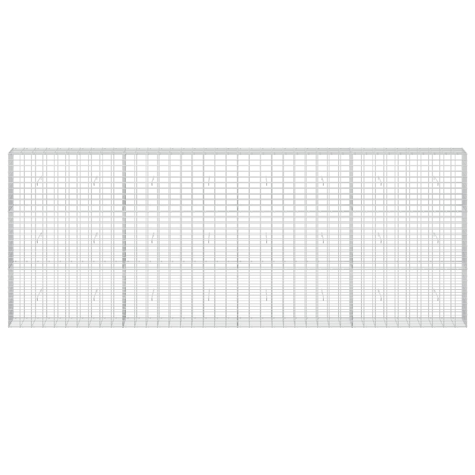 Gabion z žico 5 mm in mrežo 5x10 cm 400x30x150 cm
