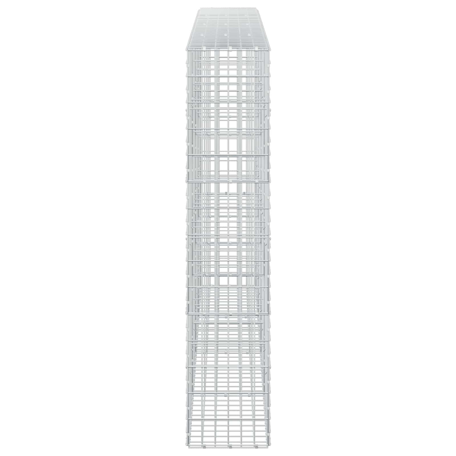 Gabion z žico 5 mm in mrežo 5x10 cm 400x30x150 cm