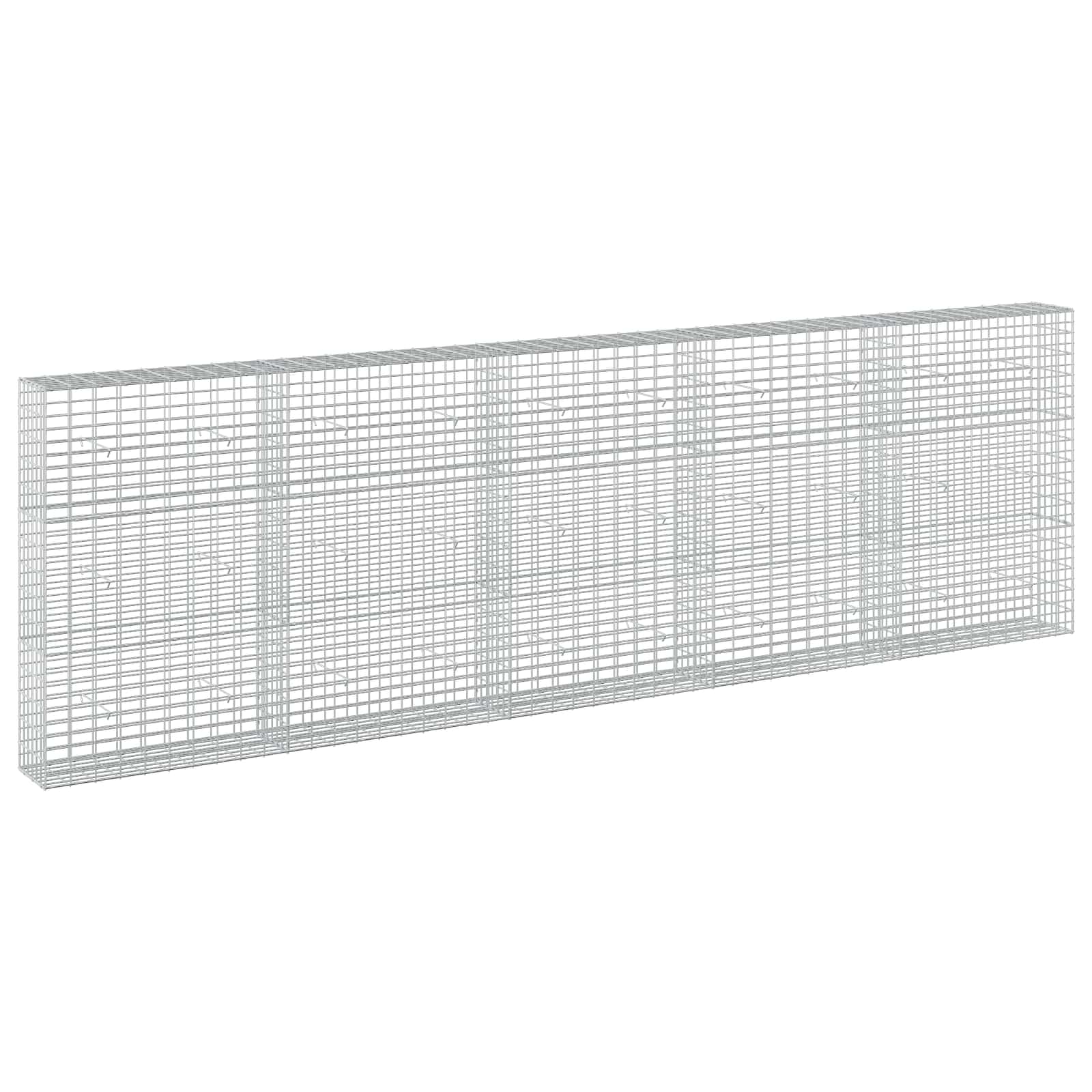 Gabion z žico 5 mm in mrežo 5x10 cm 500x30x150 cm