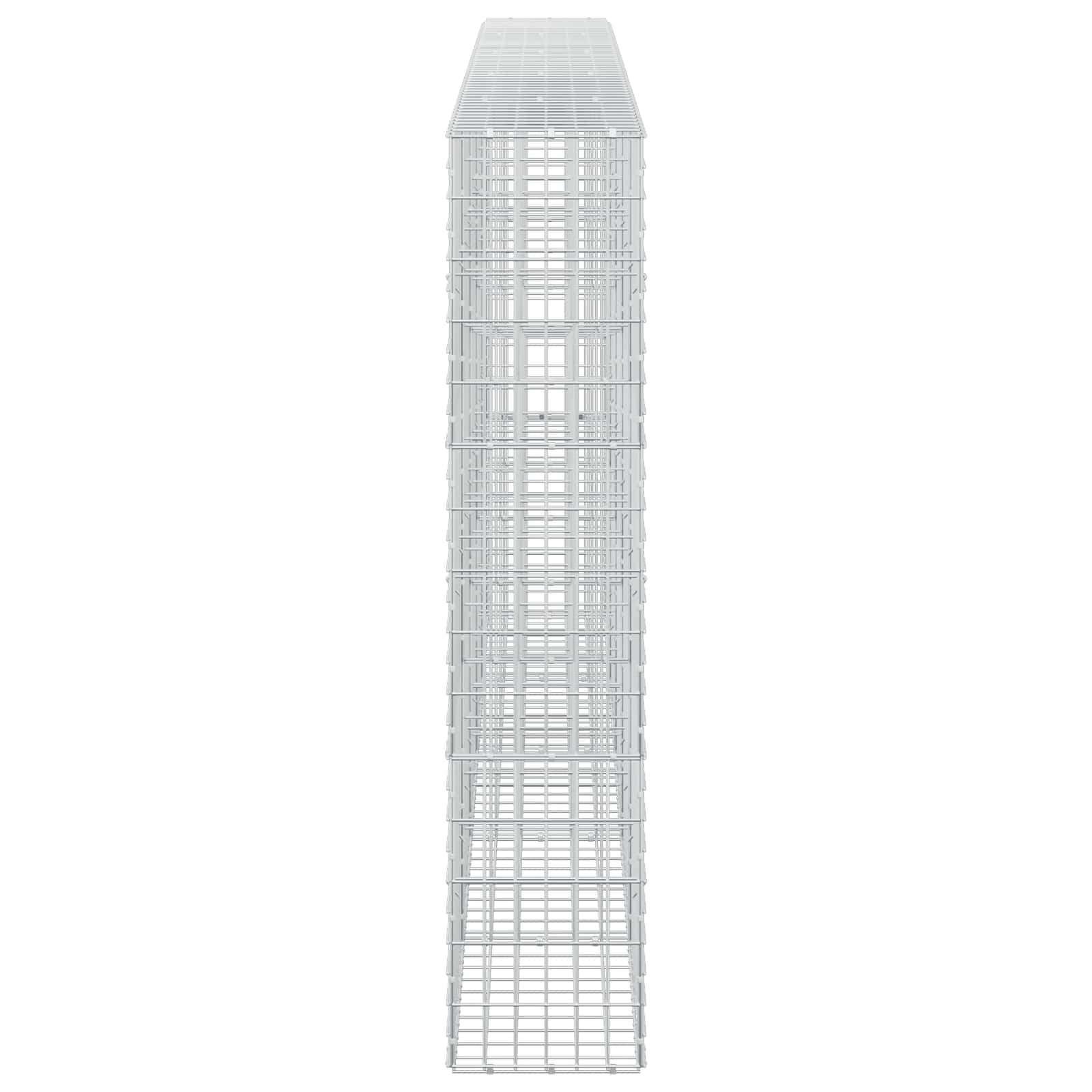 Gabion z žico 5 mm in mrežo 5x10 cm 500x30x150 cm