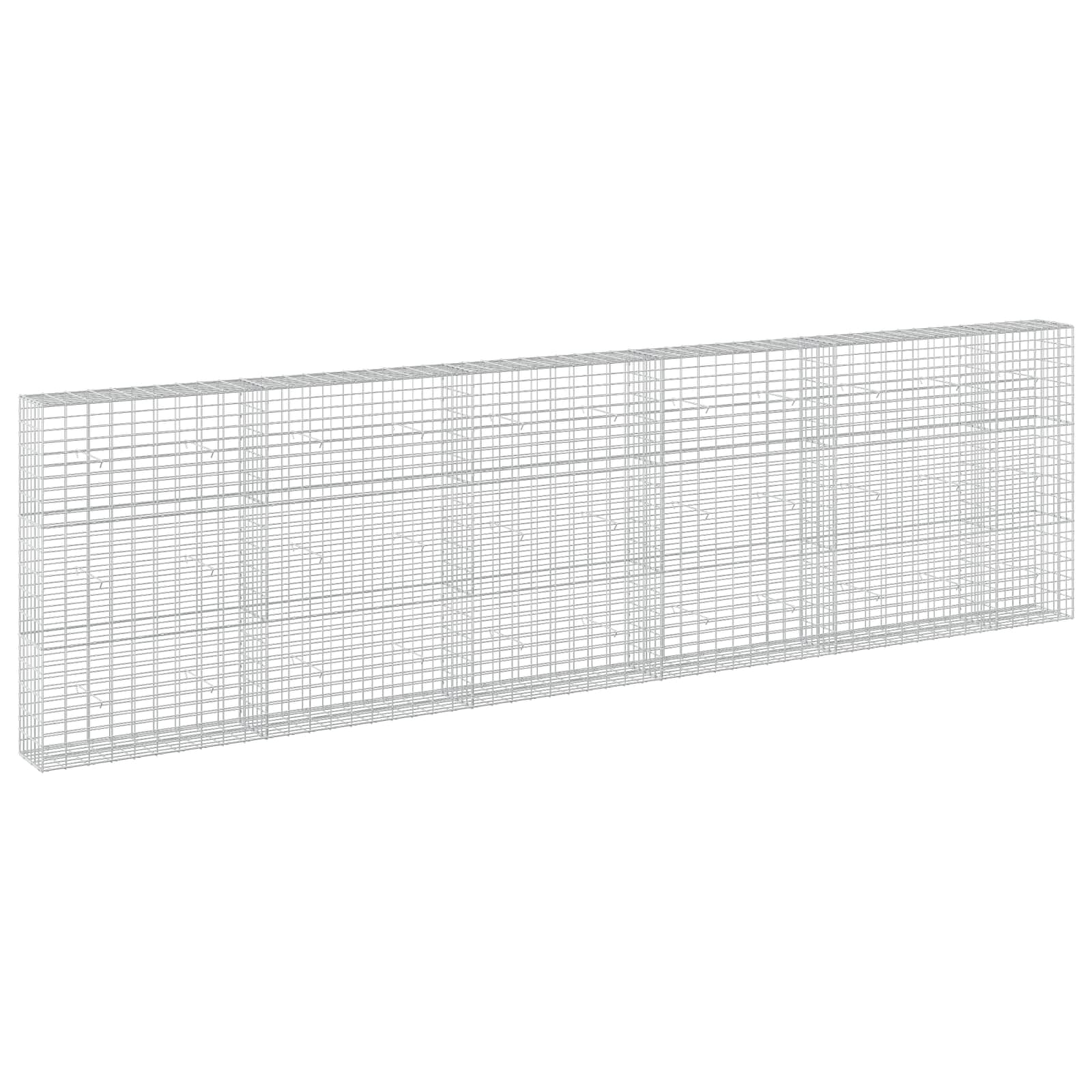Gabion z žico 5 mm in mrežo 5x10 cm 550x30x150 cm