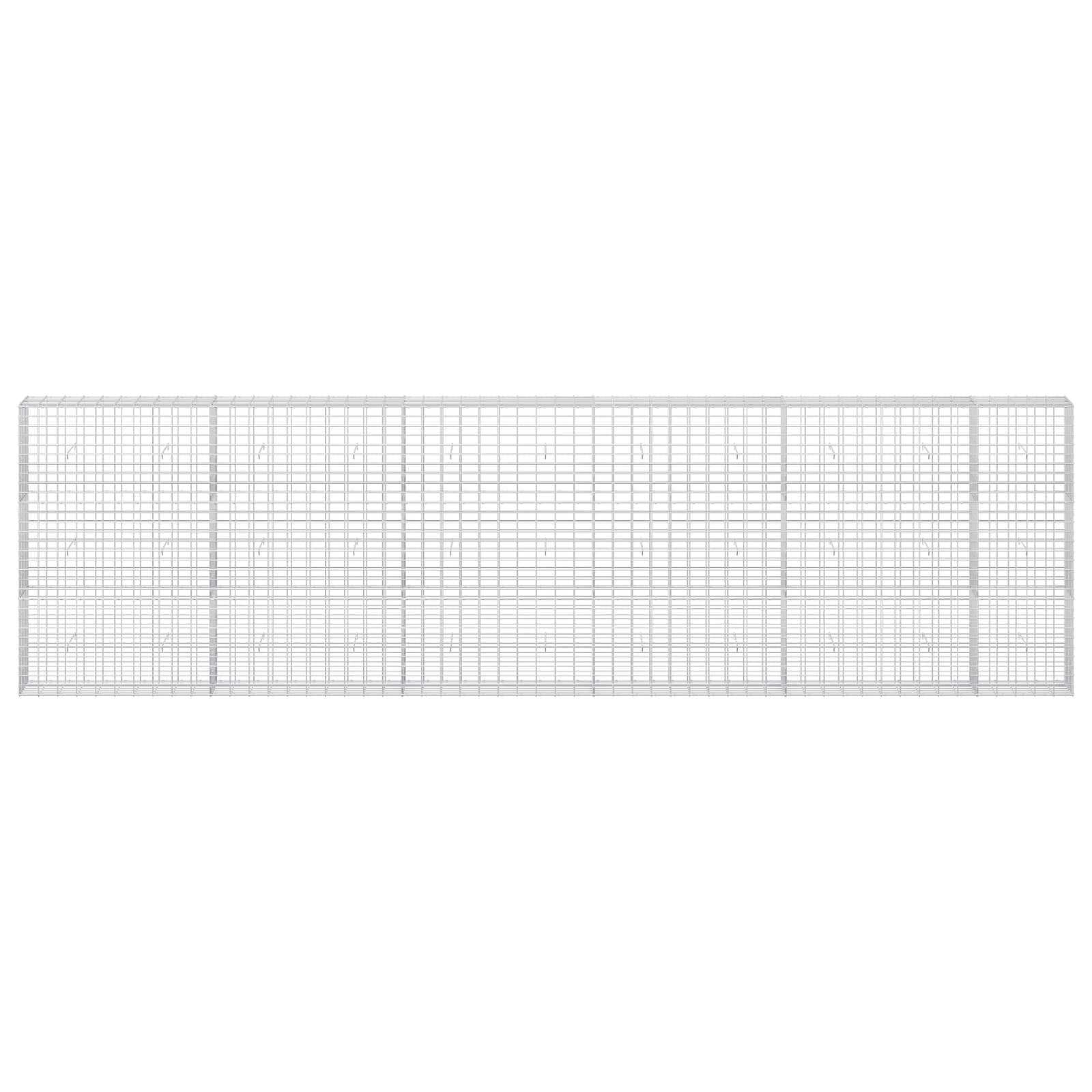 Gabion z žico 5 mm in mrežo 5x10 cm 550x30x150 cm