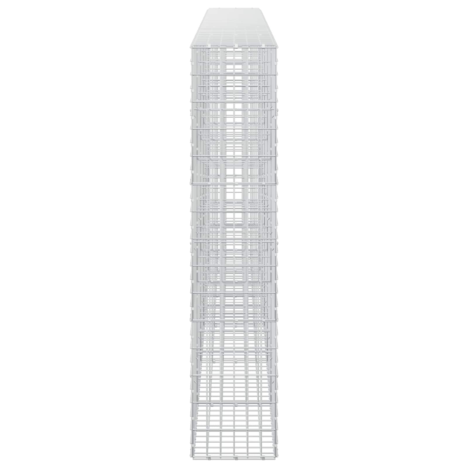Gabion z žico 5 mm in mrežo 5x10 cm 550x30x150 cm