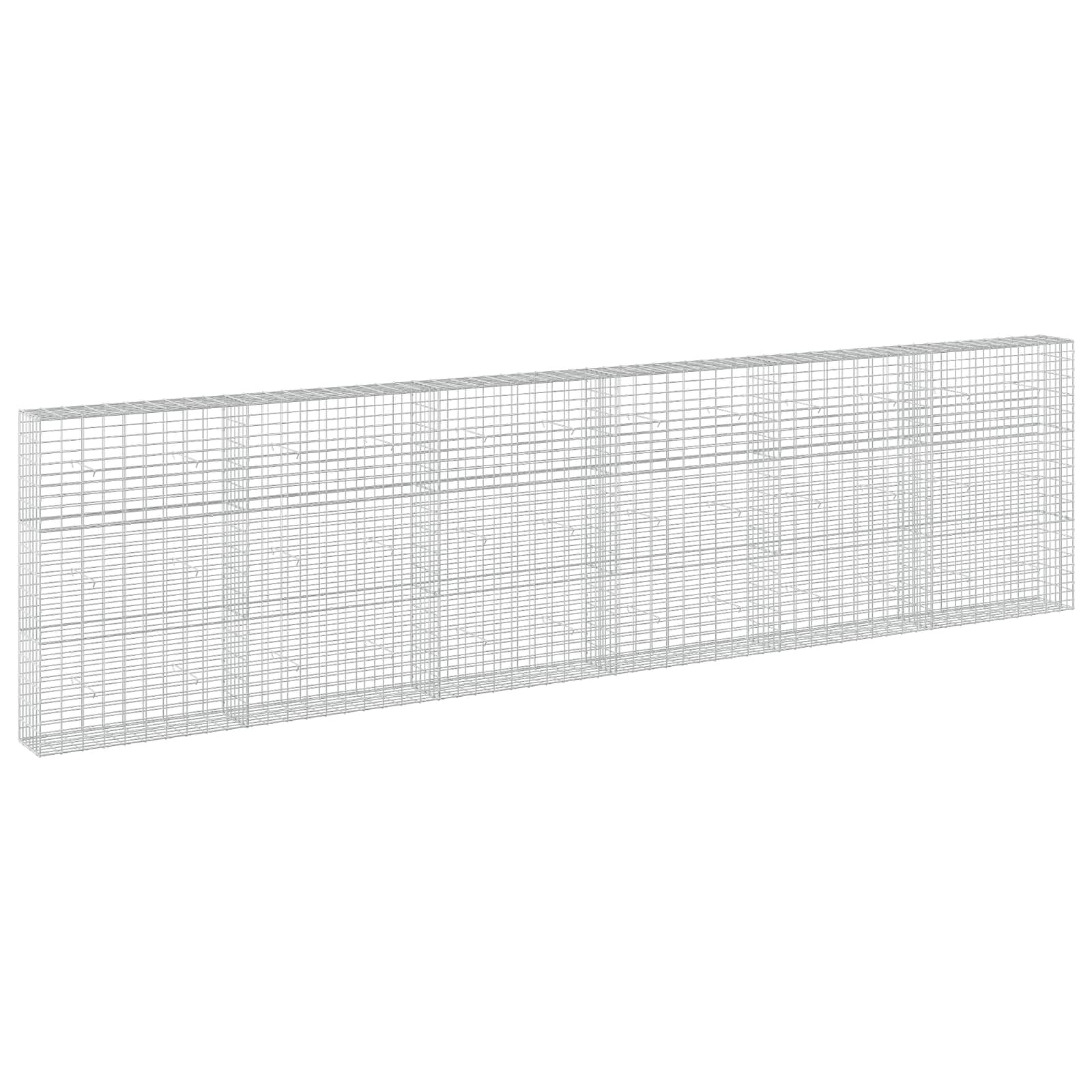 vidaXL Gabion s drátem 5 mm a síťkou 5x10 cm 600x30x150 cm