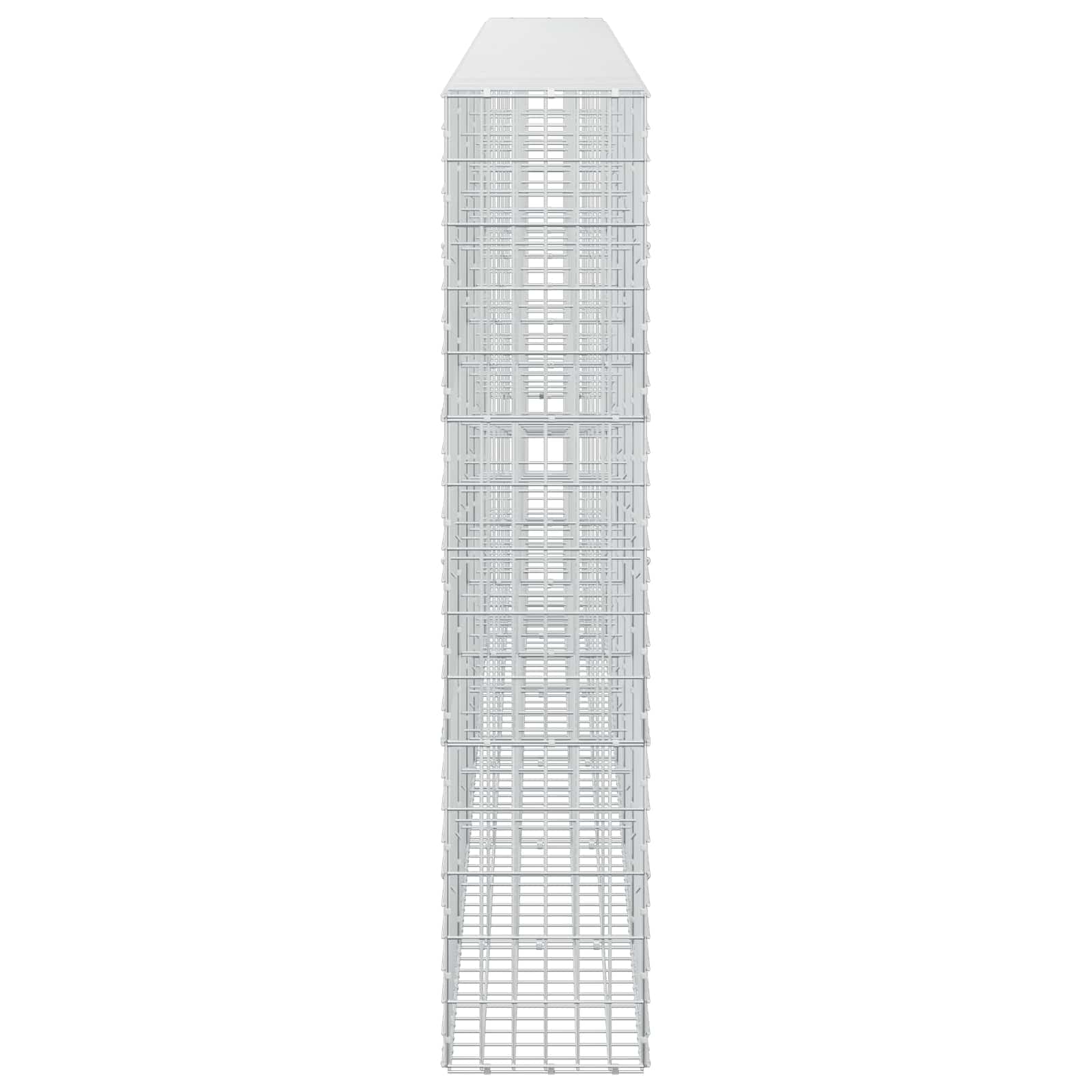 Gabion z žico 5 mm in mrežo 5x10 cm 600x30x150 cm