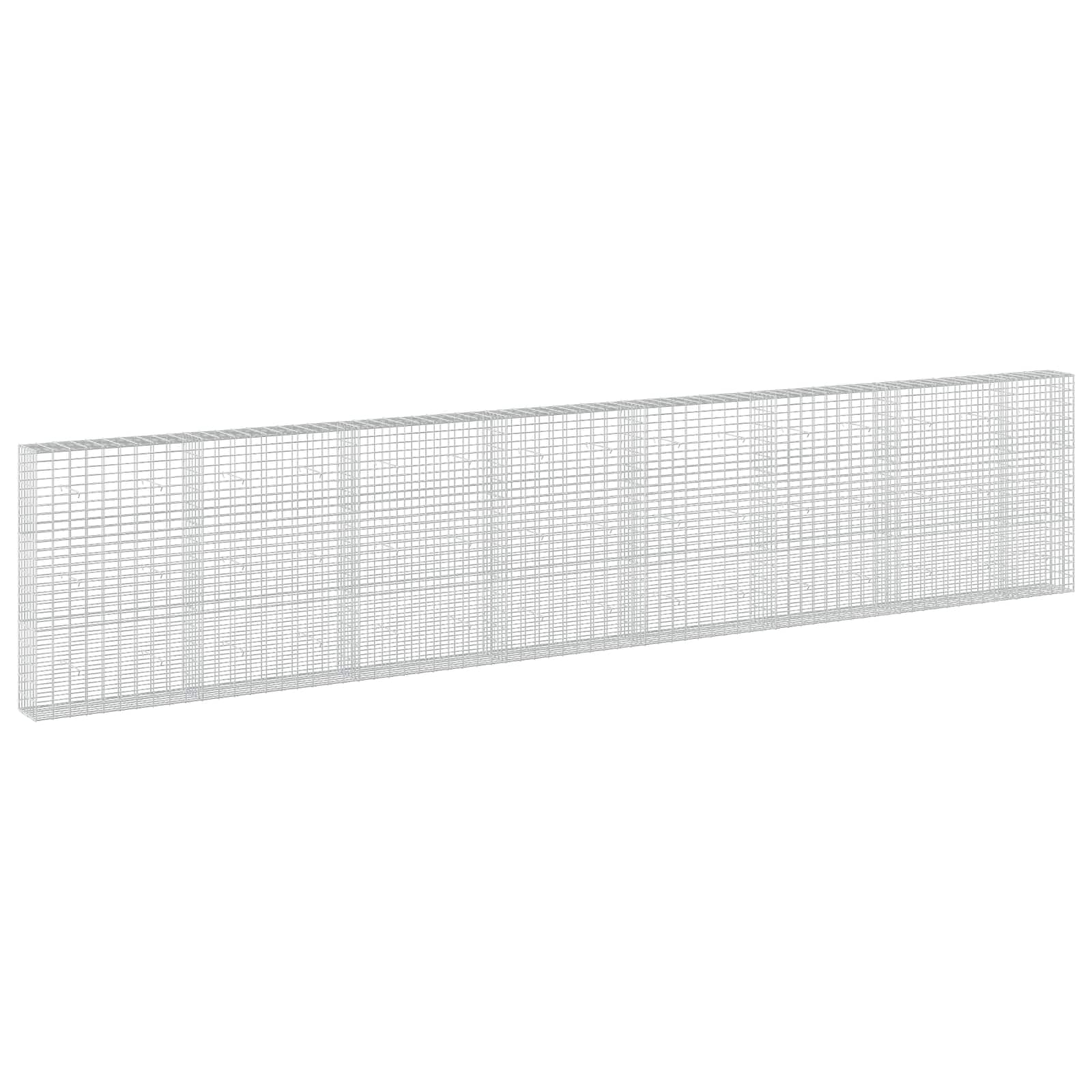 Gabion z žico 5 mm in mrežo 5x10 cm 750x30x150 cm