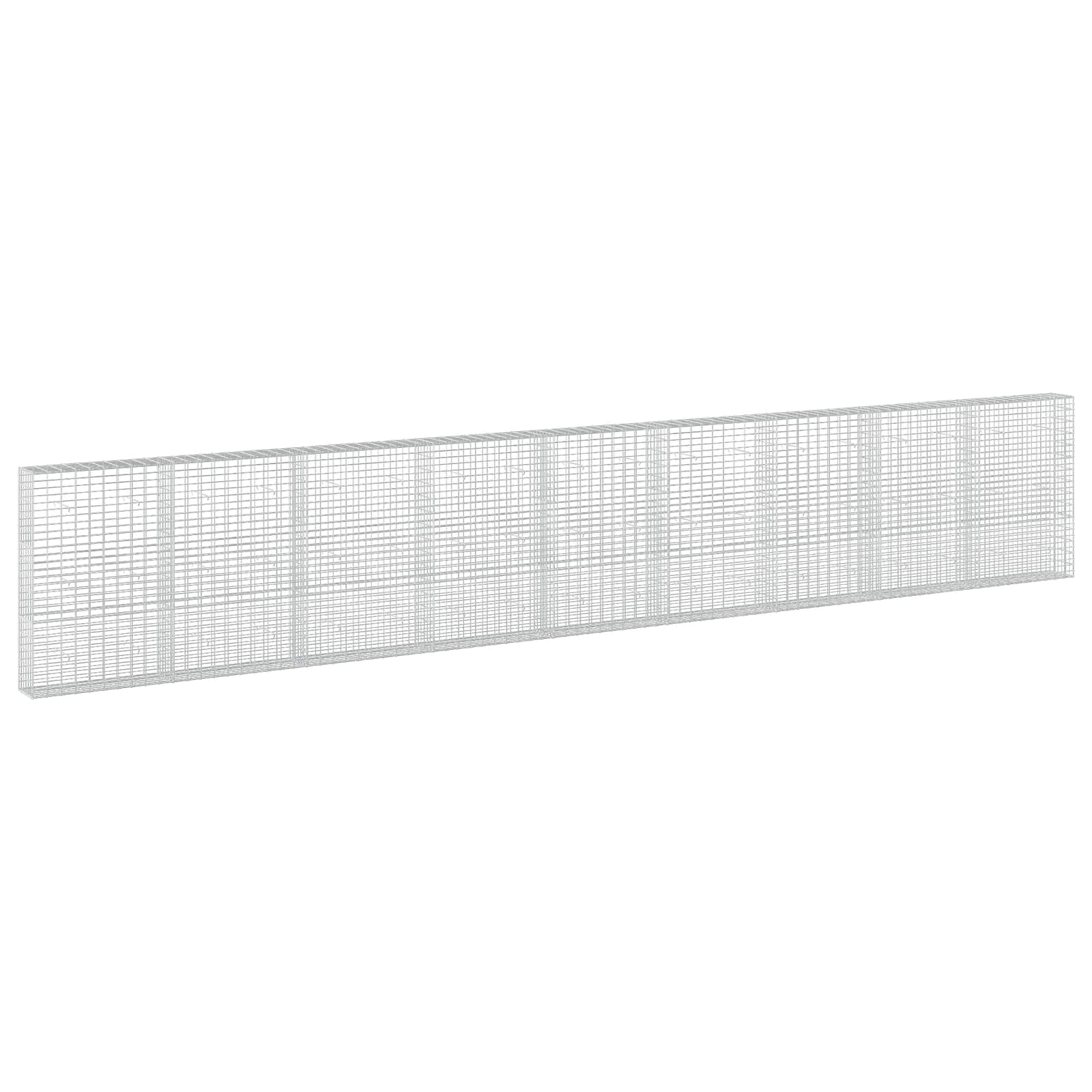 Gabion z žico 5 mm in mrežo 5x10 cm 900x30x150 cm