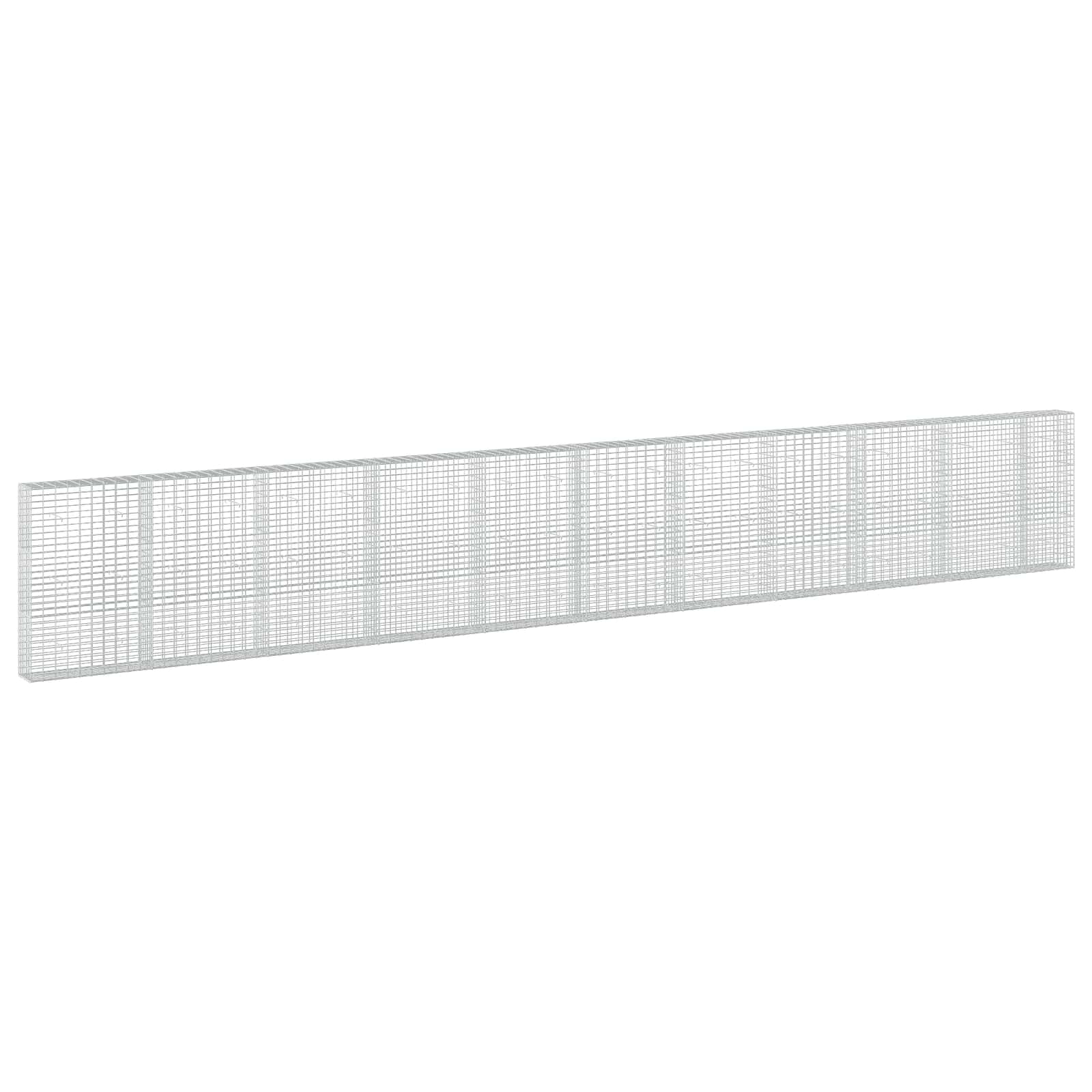 Gabion z žico 5 mm in mrežo 5x10 cm 1050x30x150 cm