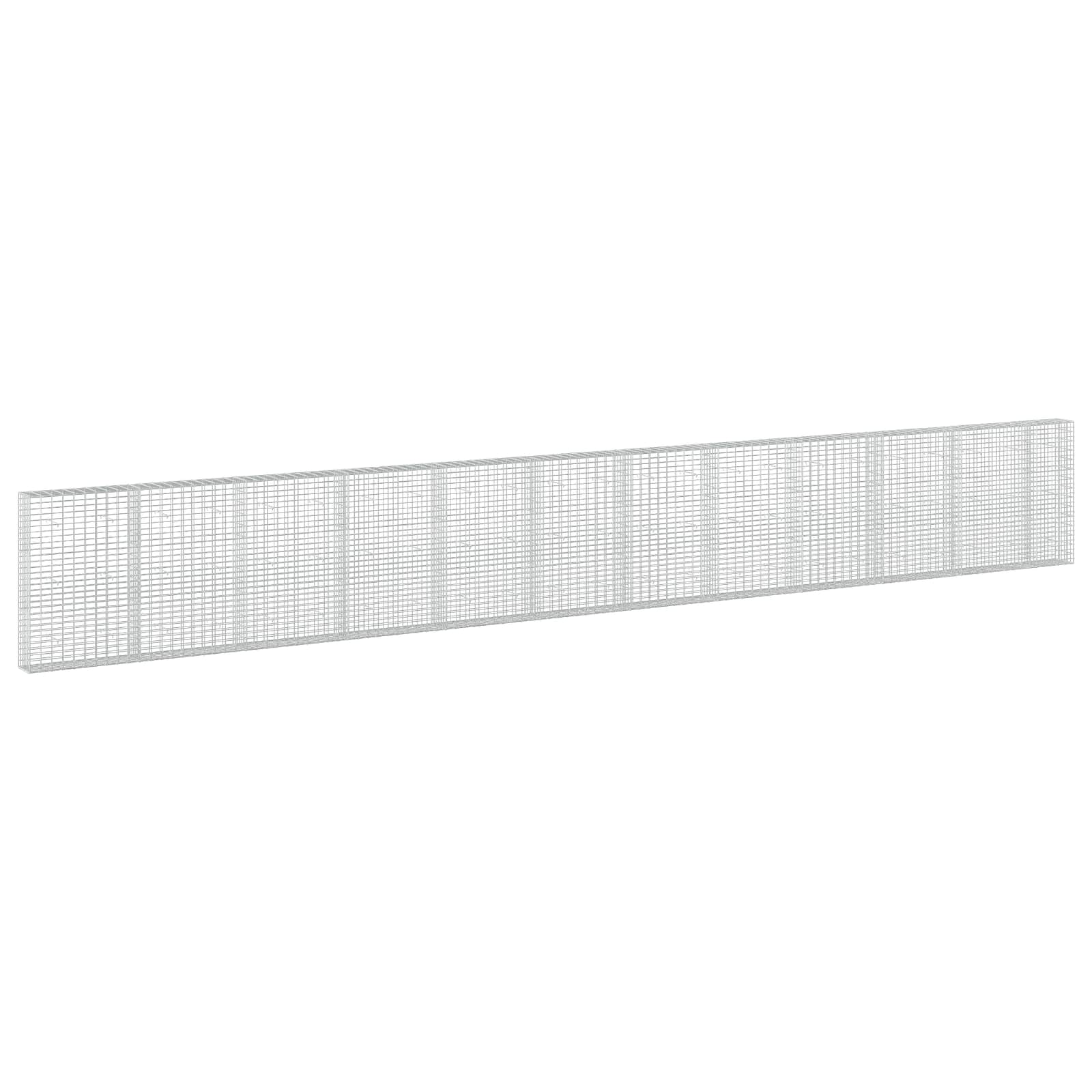 Gabion z žico 5 mm in mrežo 5x10 cm 1150x30x150 cm