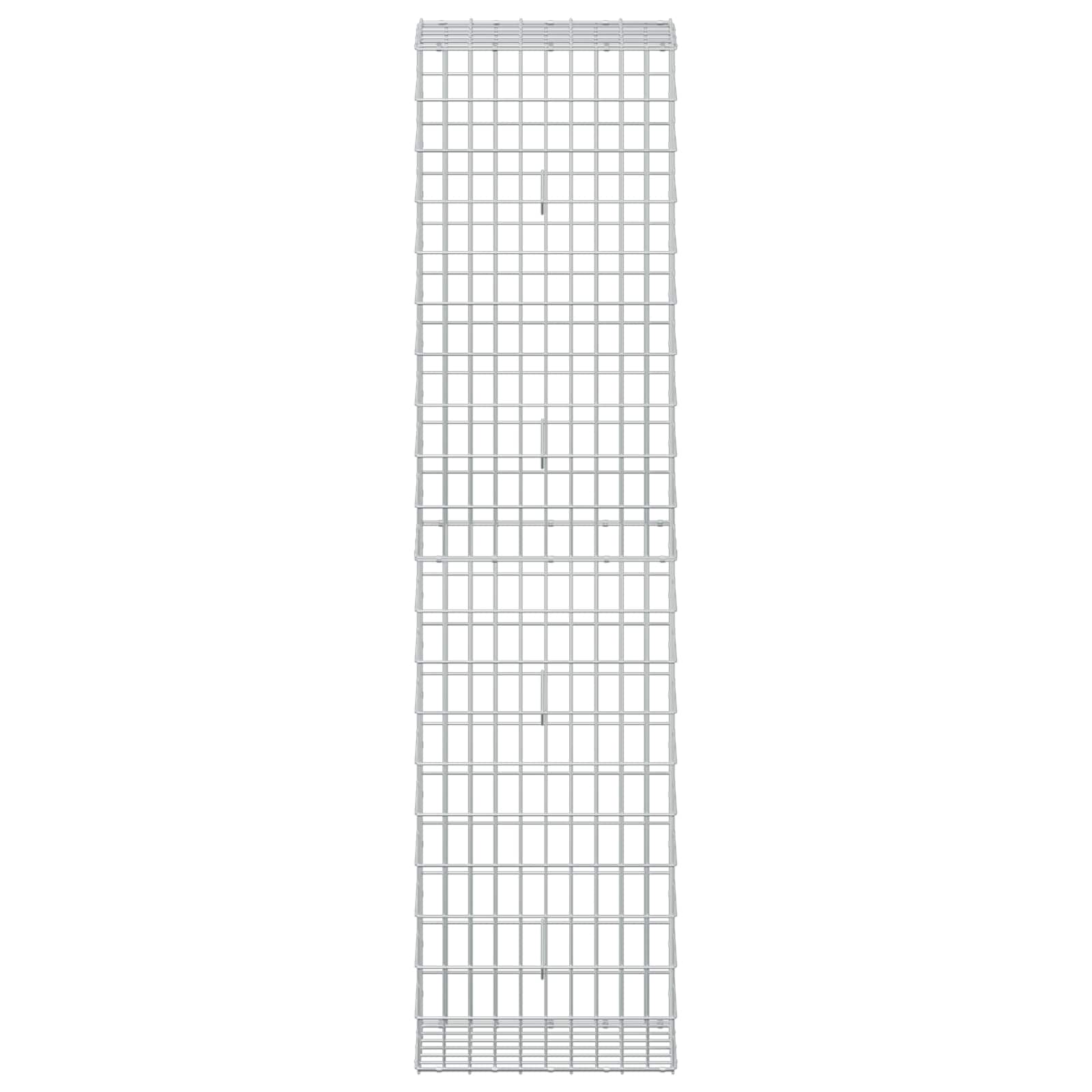 Gabion z žico 5 mm in mrežo 5x10 cm 50x30x200 cm