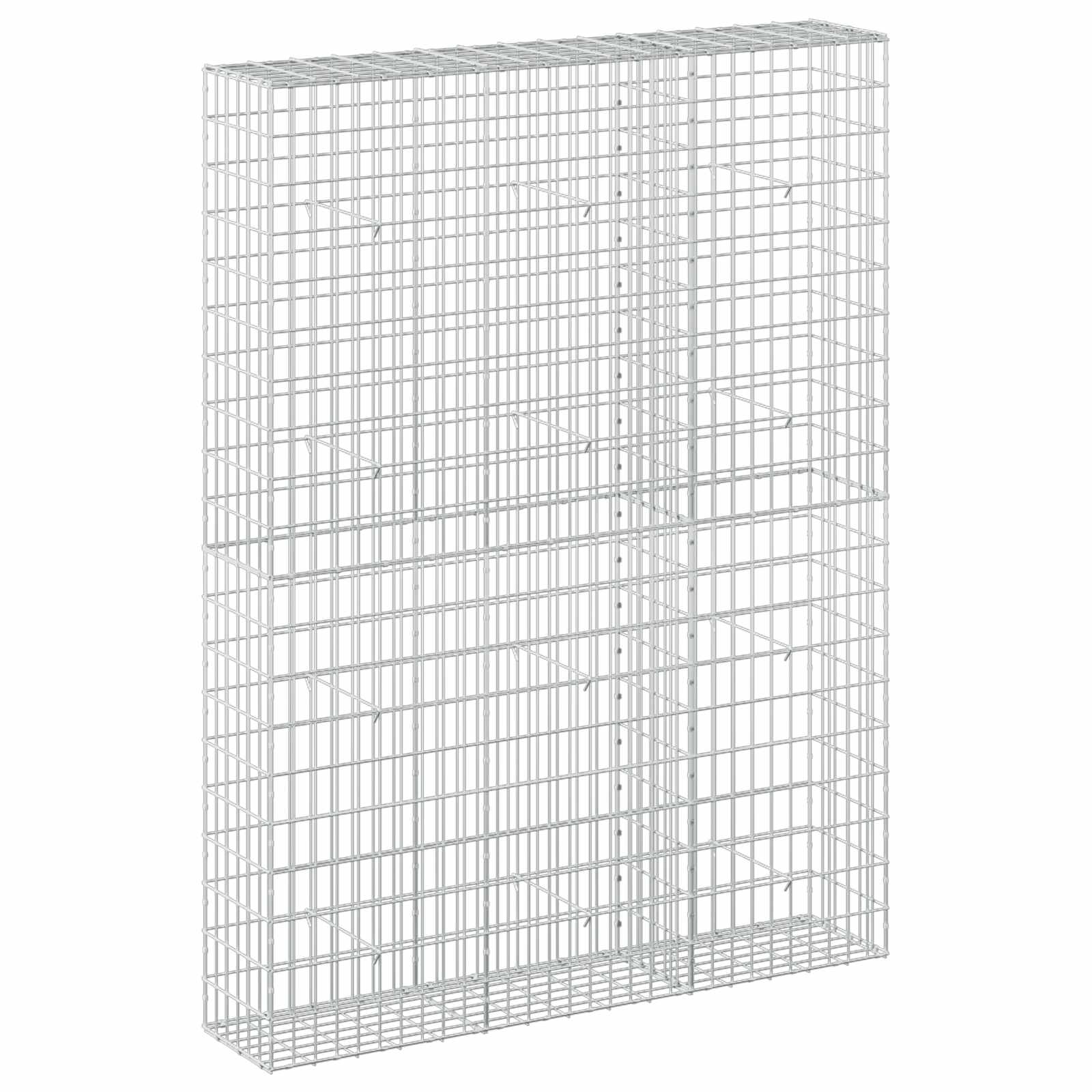 vidaXL Gabion s drátem 5 mm a síťkou 5x10 cm 150x30x200 cm