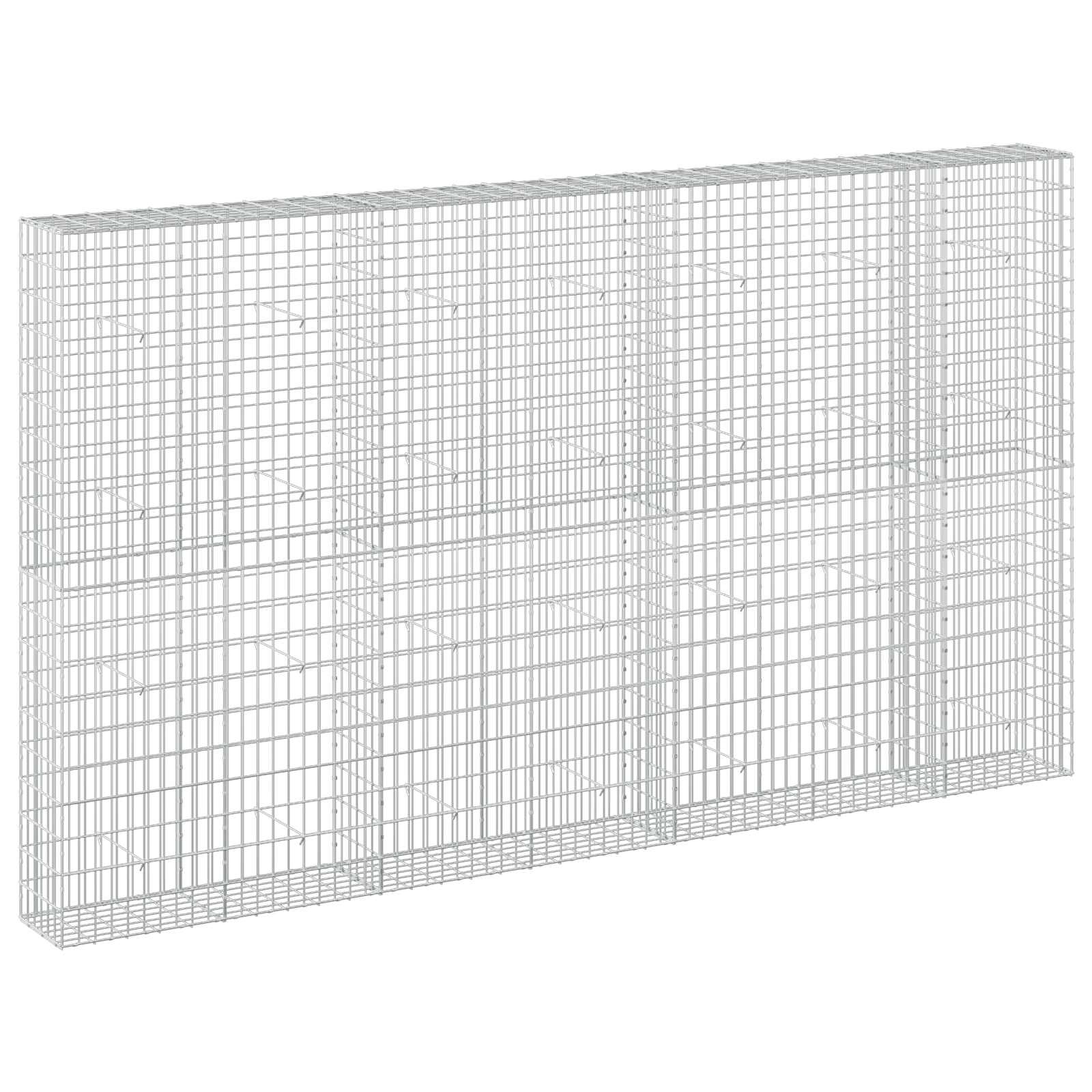 vidaXL Gabion s drátem 5 mm a síťkou 5x10 cm 350x30x200 cm