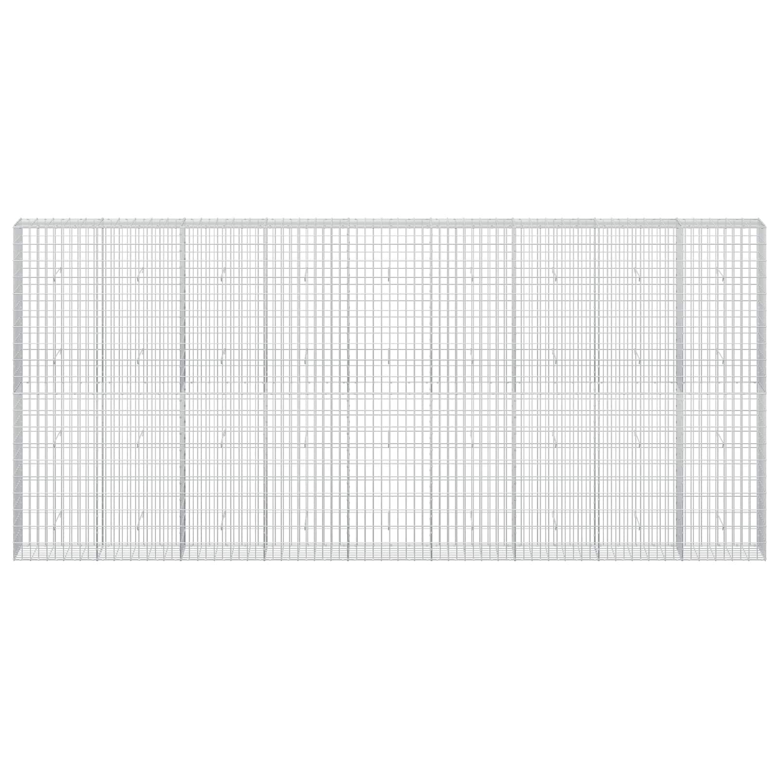 Gabion z žico 5 mm in mrežo 5x10 cm 450x30x200 cm