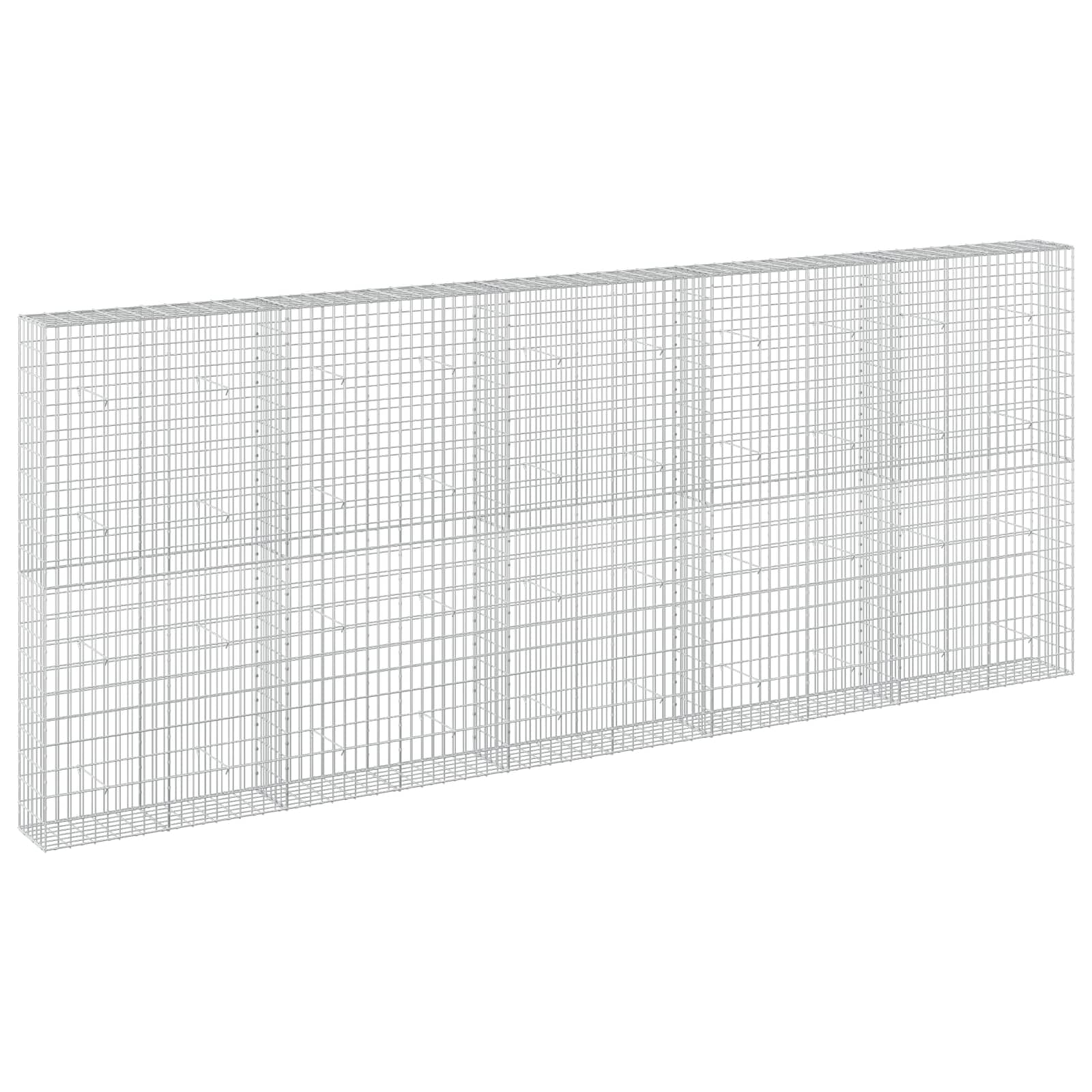 vidaXL Gabion s drátem 5 mm a síťkou 5x10 cm 500x30x200 cm