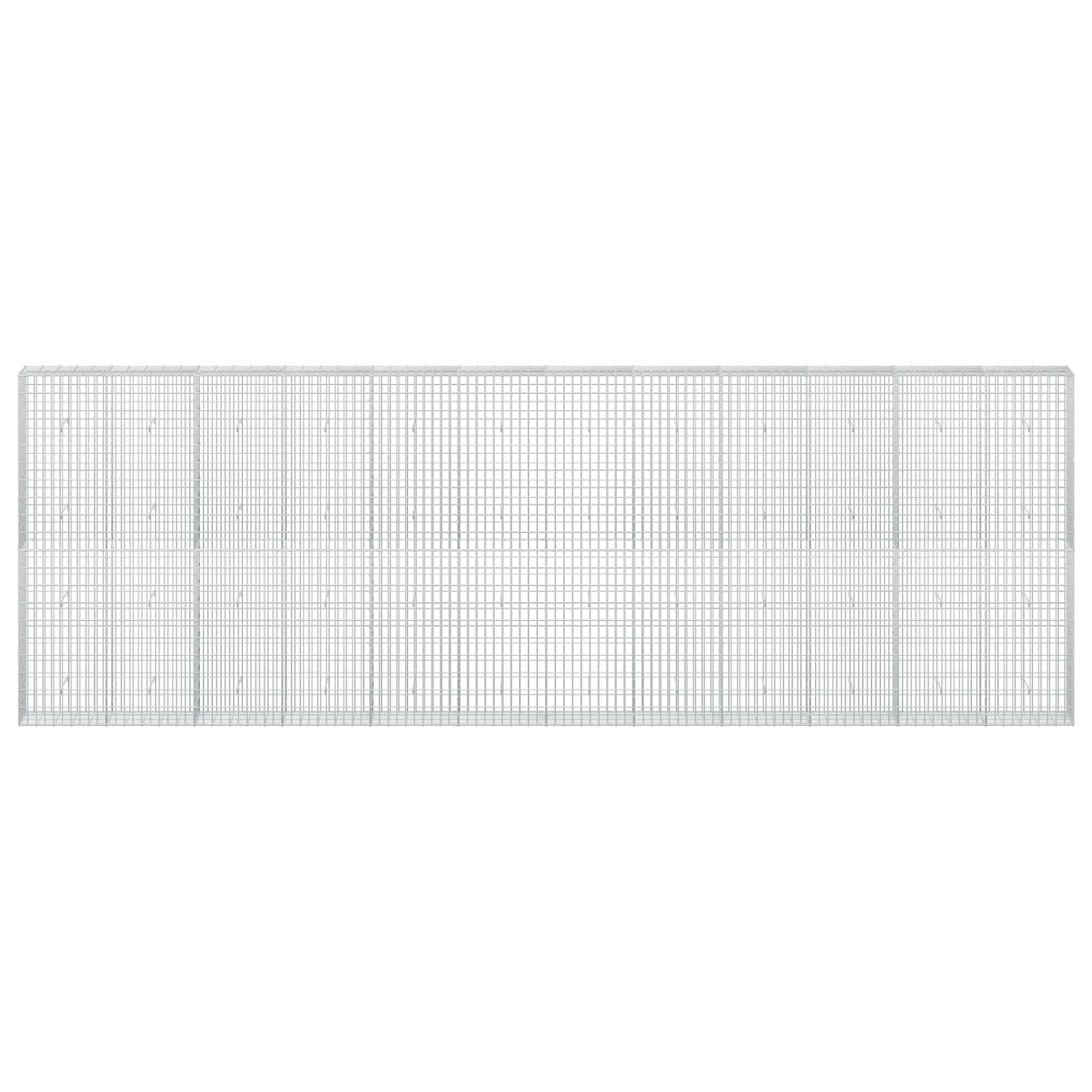 Gabion z žico 5 mm in mrežo 5x10 cm 600x30x200 cm