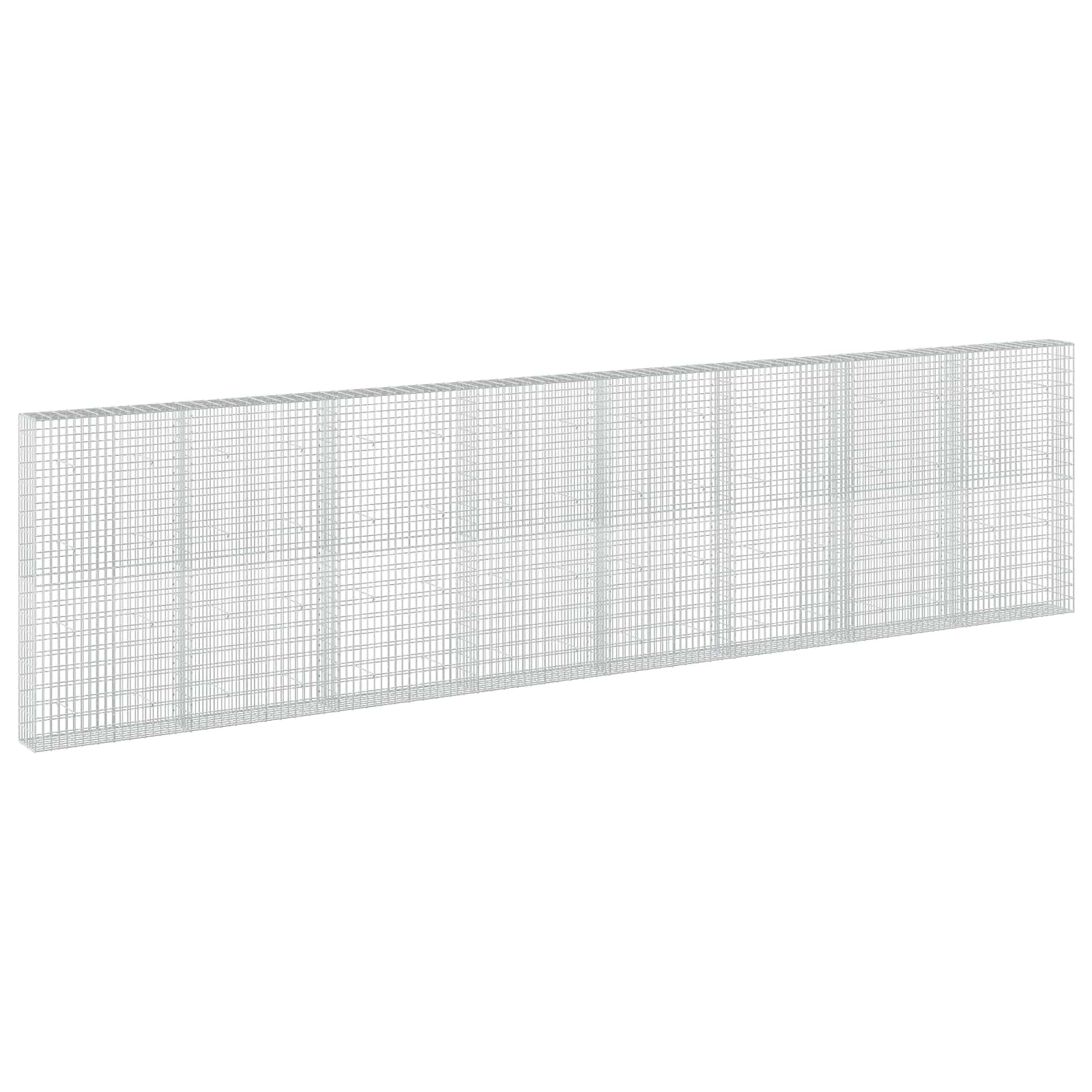 vidaXL Gabion s drátem 5 mm a síťkou 5x10 cm 800x30x200 cm