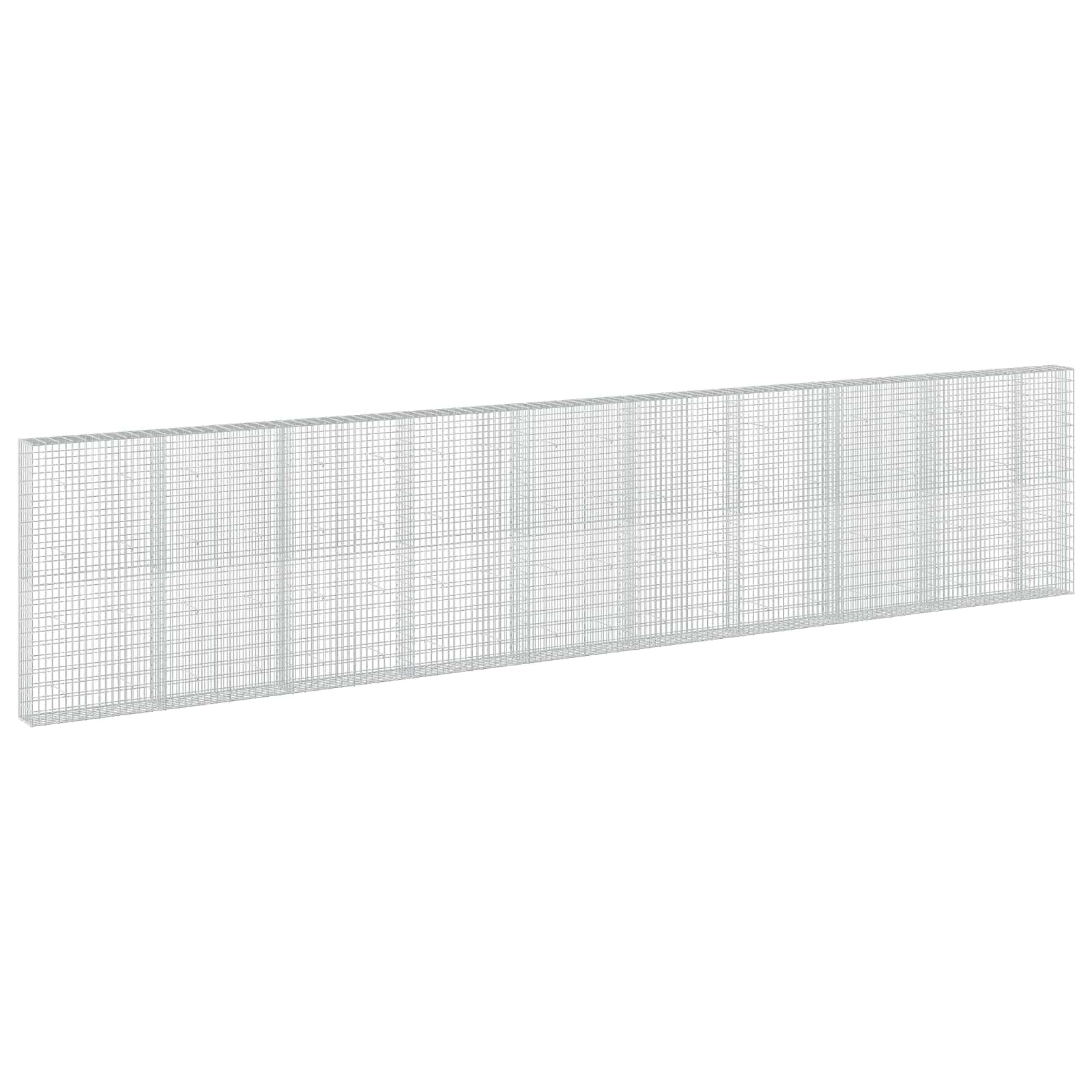 vidaXL Gabion s drátem 5 mm a síťkou 5x10 cm 950x30x200 cm