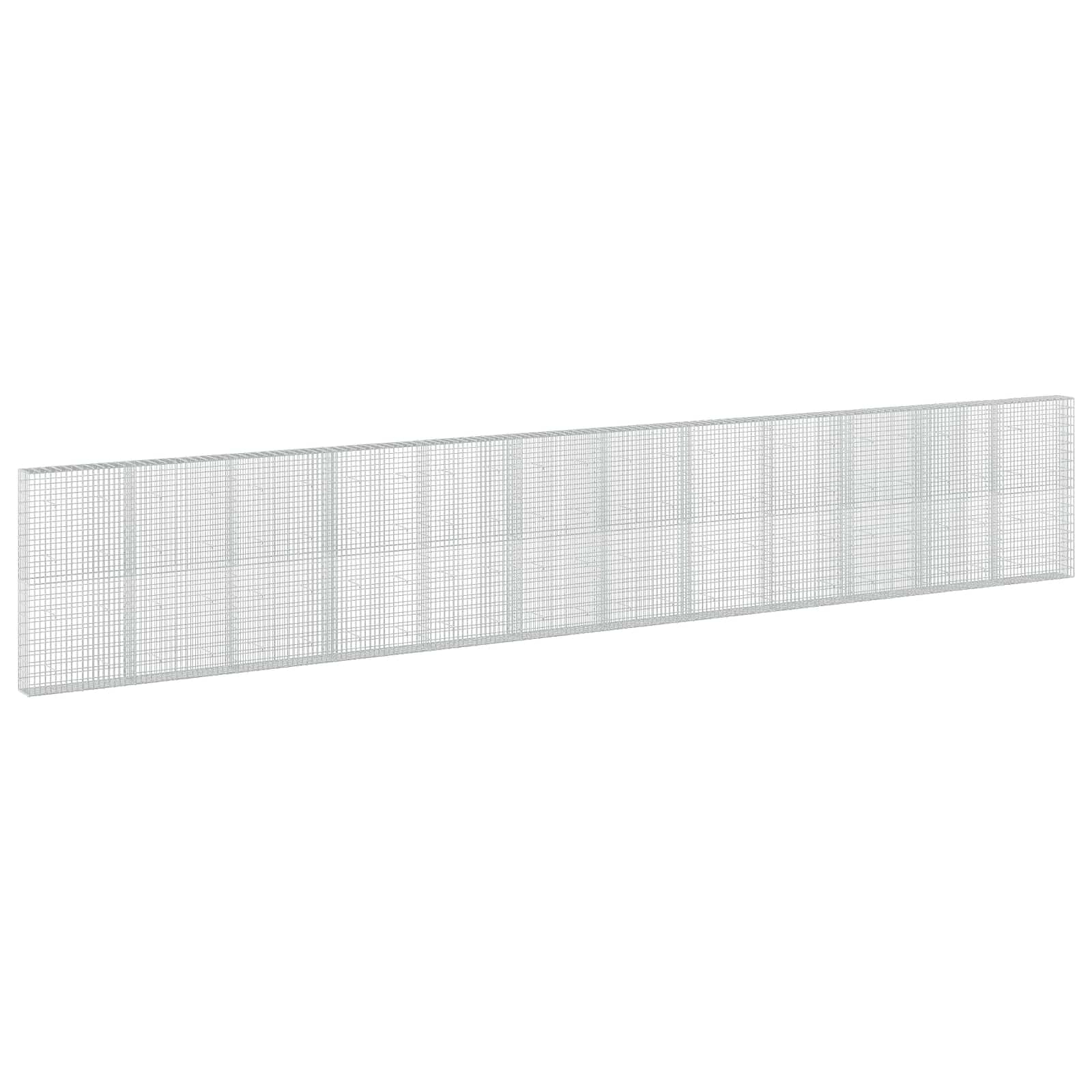 Gabion z žico 5 mm in mrežo 5x10 cm 1200x30x200 cm