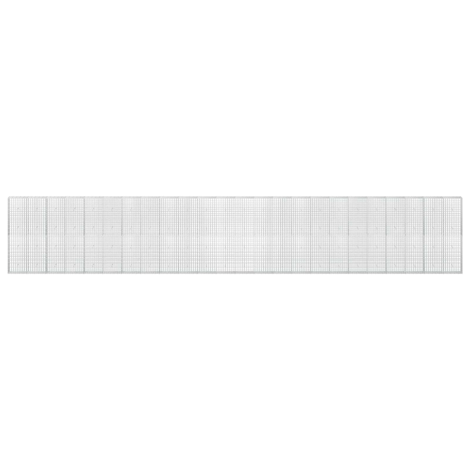 Gabion z žico 5 mm in mrežo 5x10 cm 1200x30x200 cm