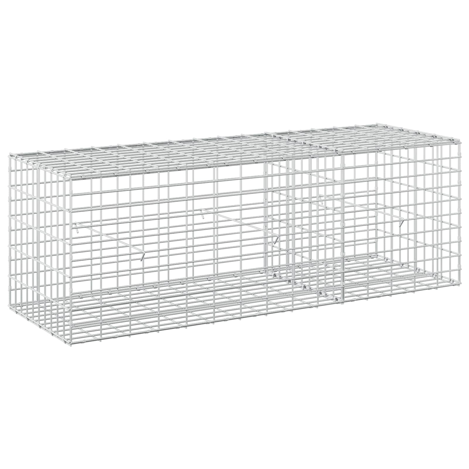 vidaXL Gabion s drátem 5 mm a síťkou 5x10 cm 150x50x50 cm