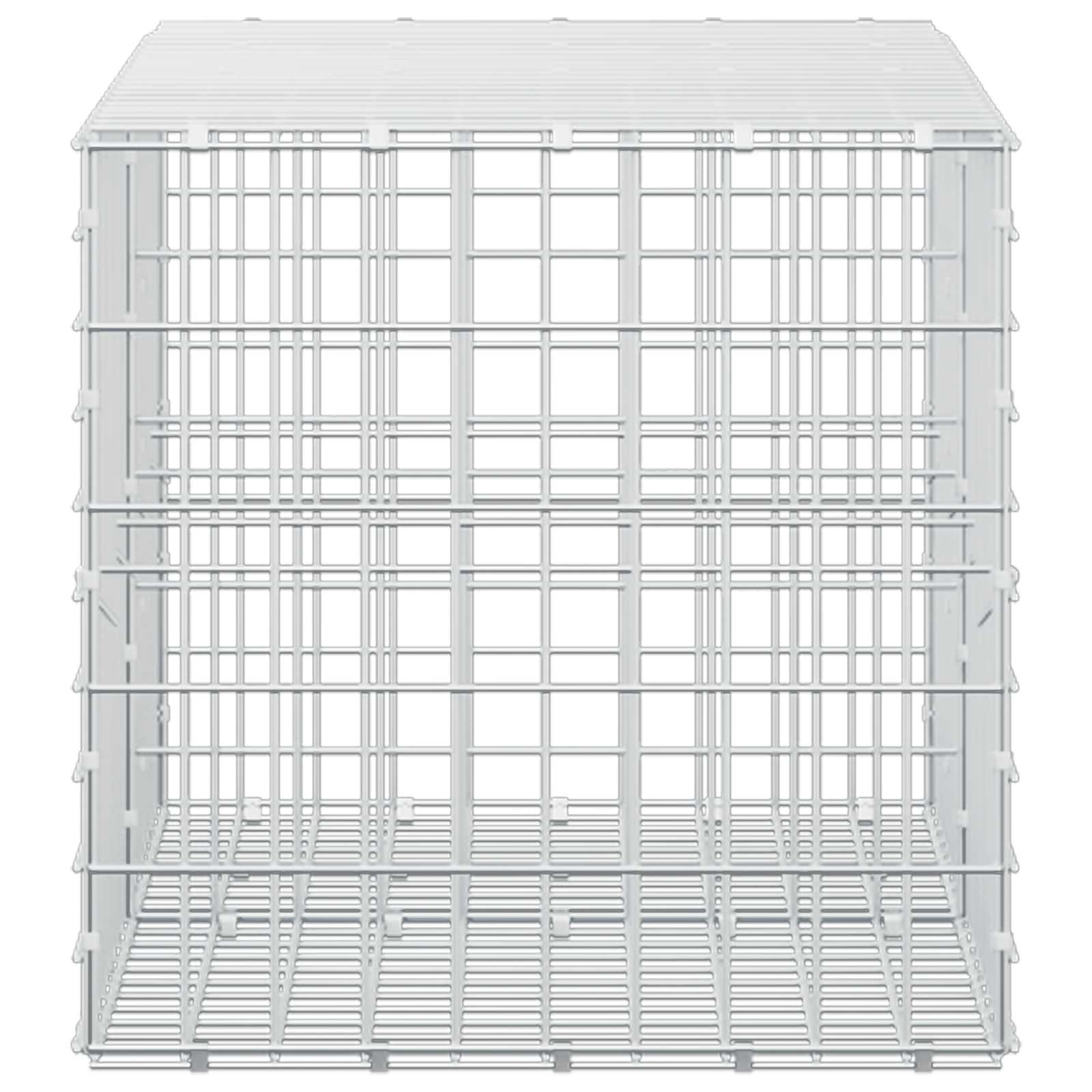 Gabion z žico 5 mm in mrežo 5x10 cm 200x50x50 cm