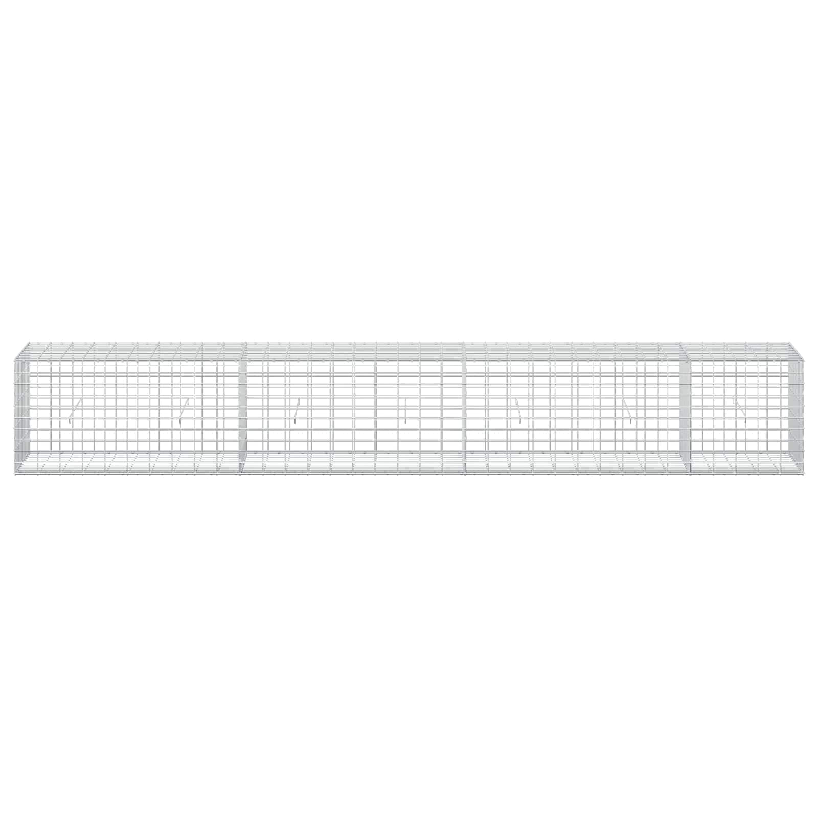 Gabion z žico 5 mm in mrežo 5x10 cm 350x50x50 cm