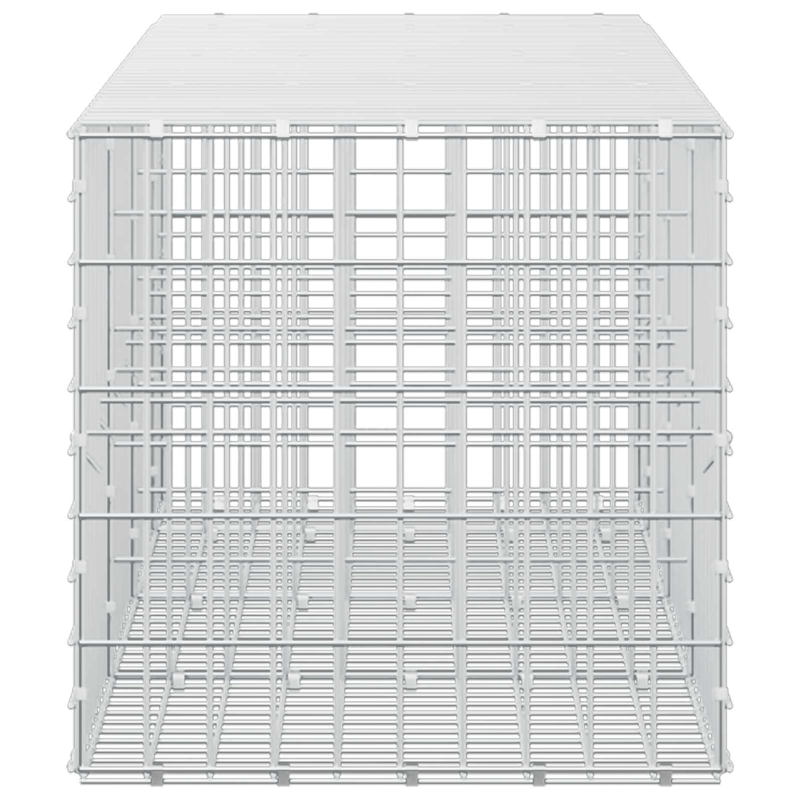 Gabion z žico 5 mm in mrežo 5x10 cm 350x50x50 cm