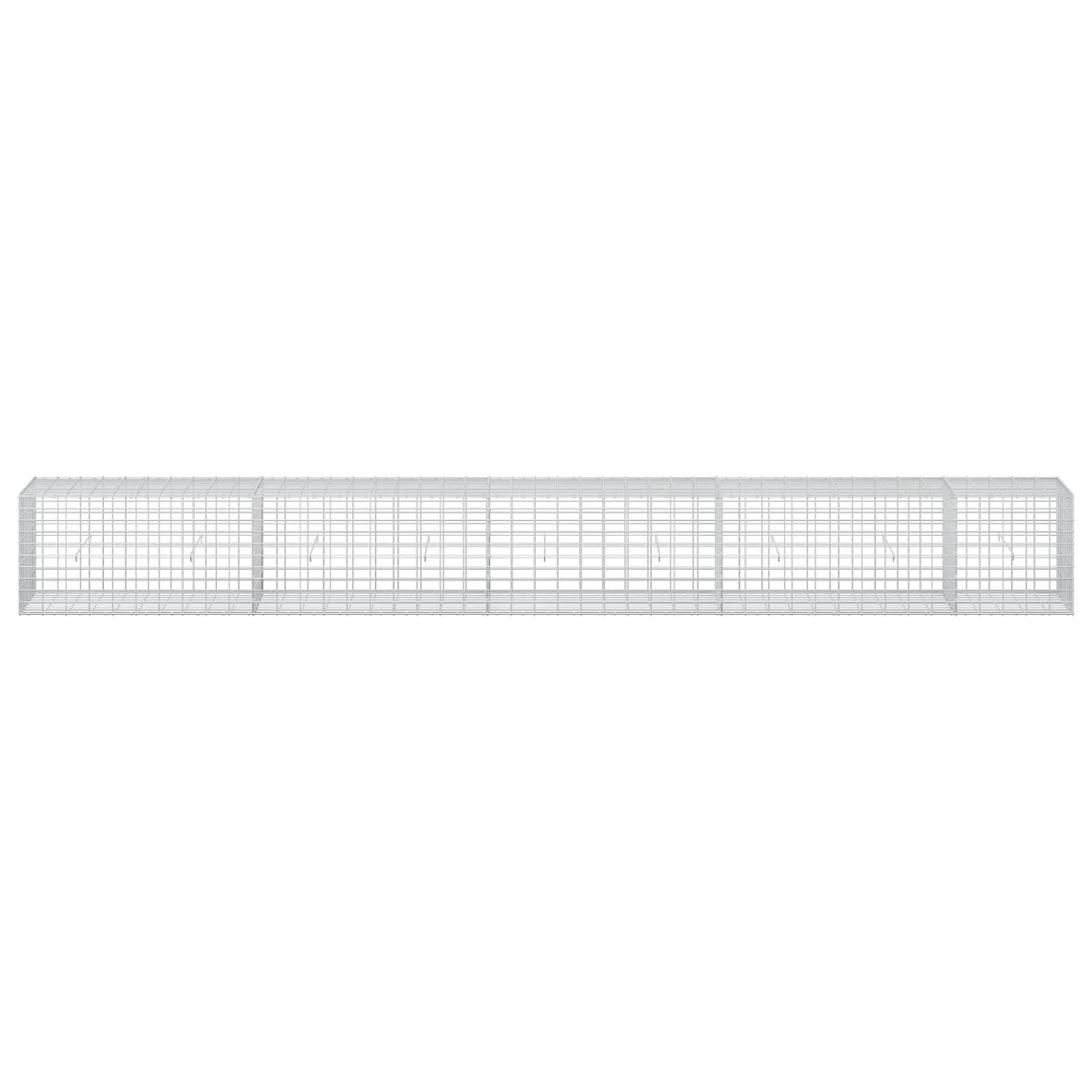 Gabion z žico 5 mm in mrežo 5x10 cm 450x50x50 cm