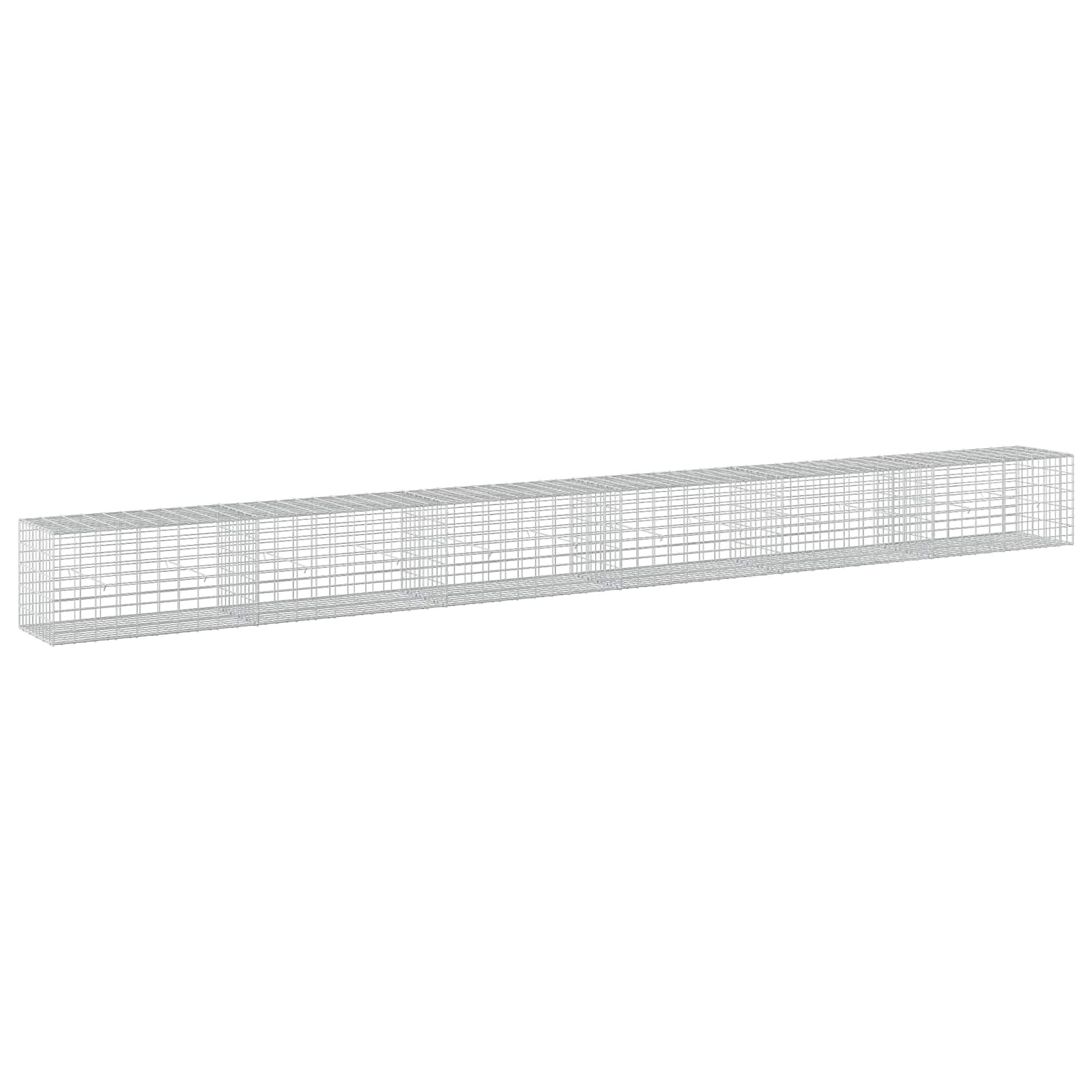 Gabion z žico 5 mm in mrežo 5x10 cm 600x50x50 cm