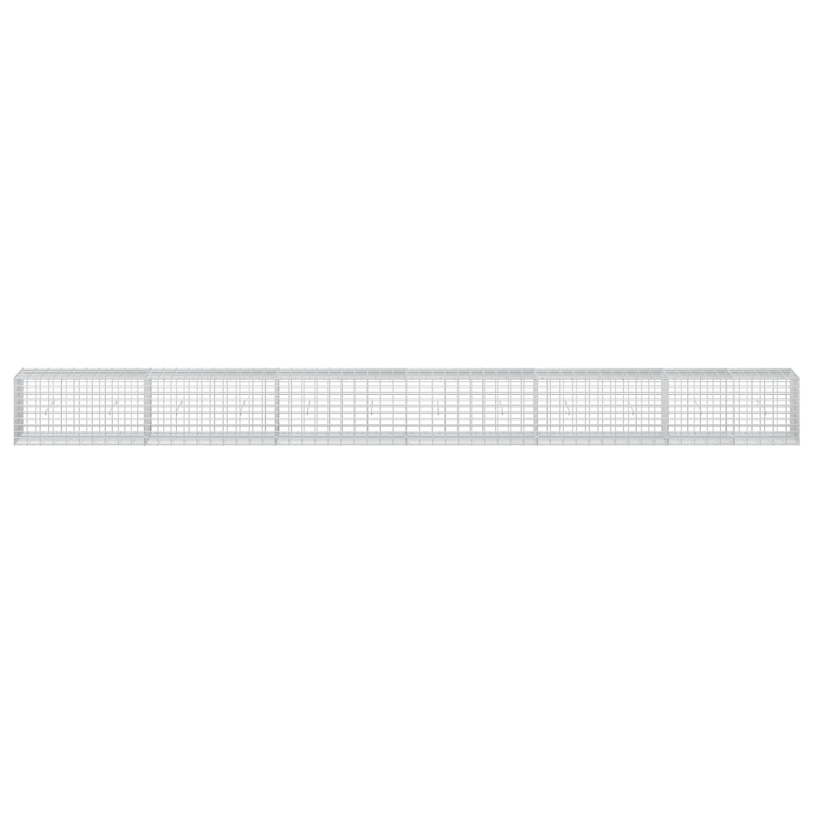 Gabion z žico 5 mm in mrežo 5x10 cm 600x50x50 cm