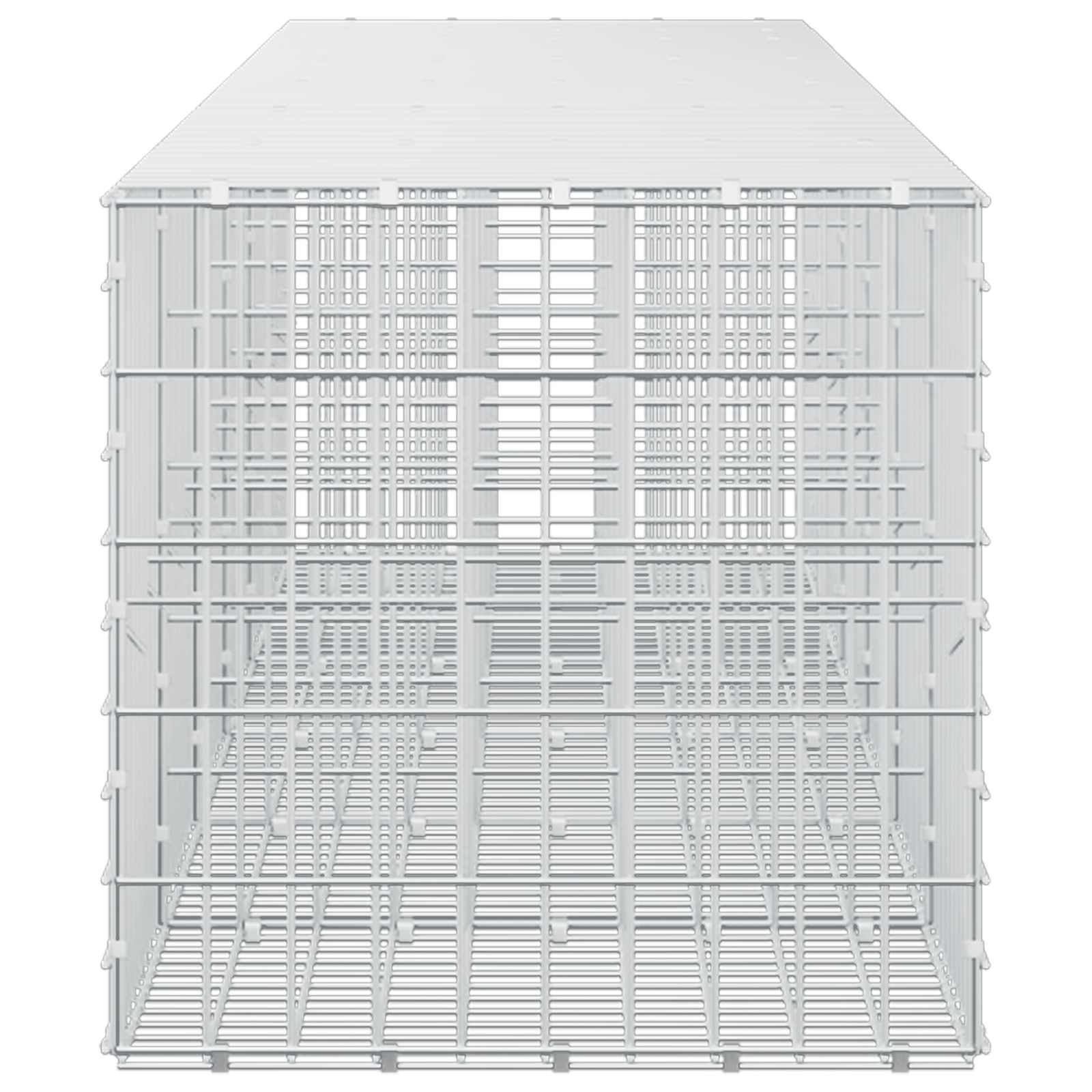 Gabion z žico 5 mm in mrežo 5x10 cm 600x50x50 cm