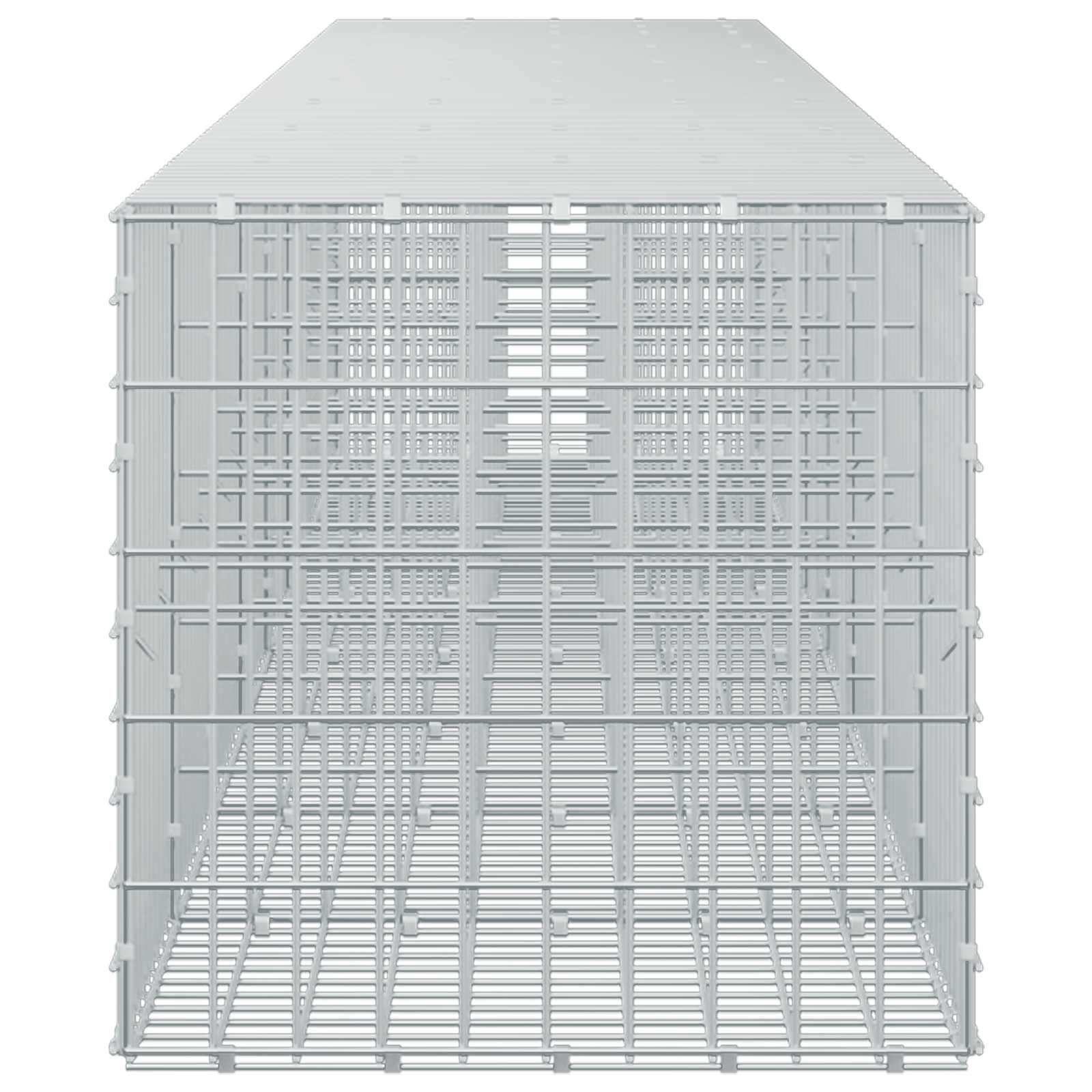 Gabion z žico 5 mm in mrežo 5x10 cm 800x50x50 cm