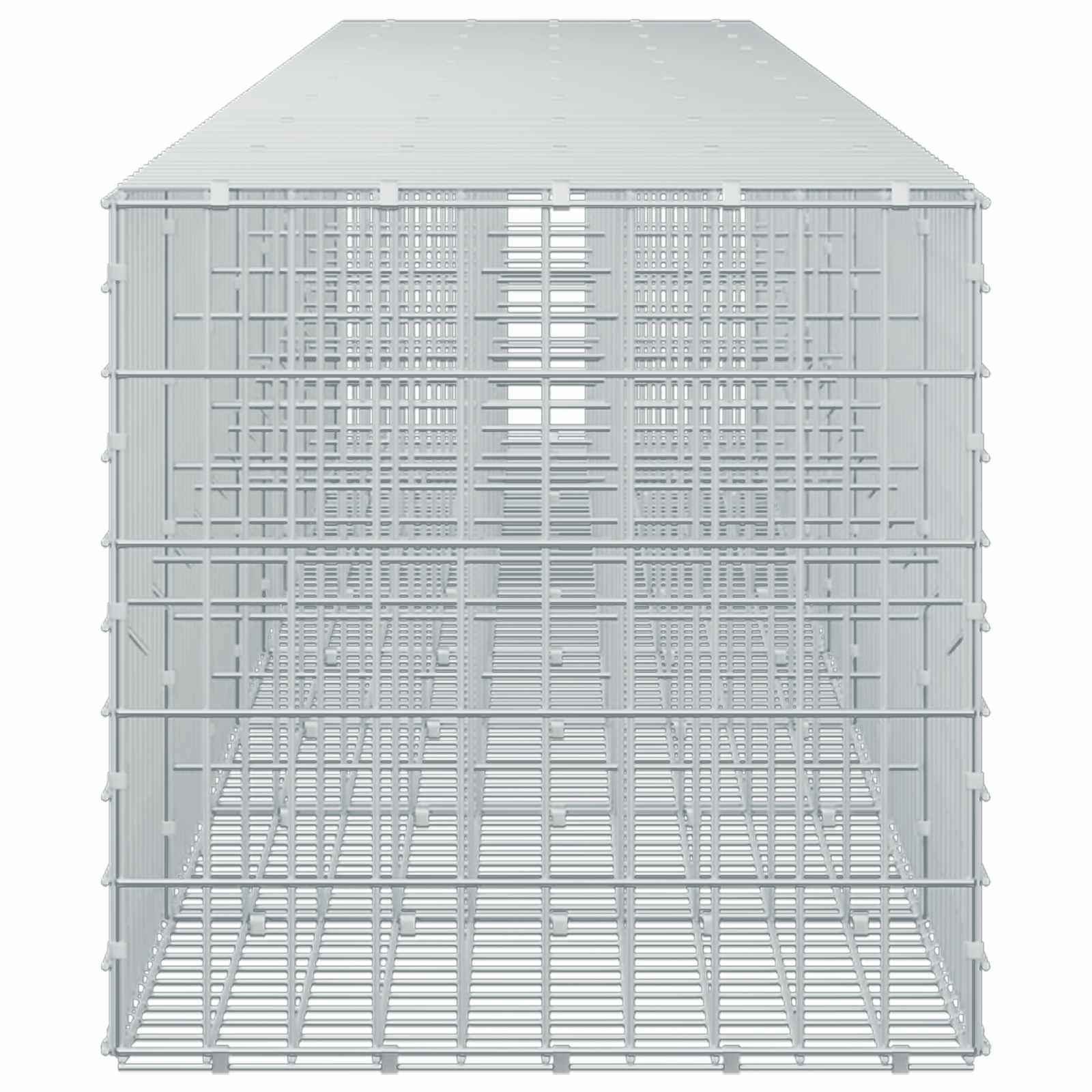 Gabion z žico 5 mm in mrežo 5x10 cm 850x50x50 cm