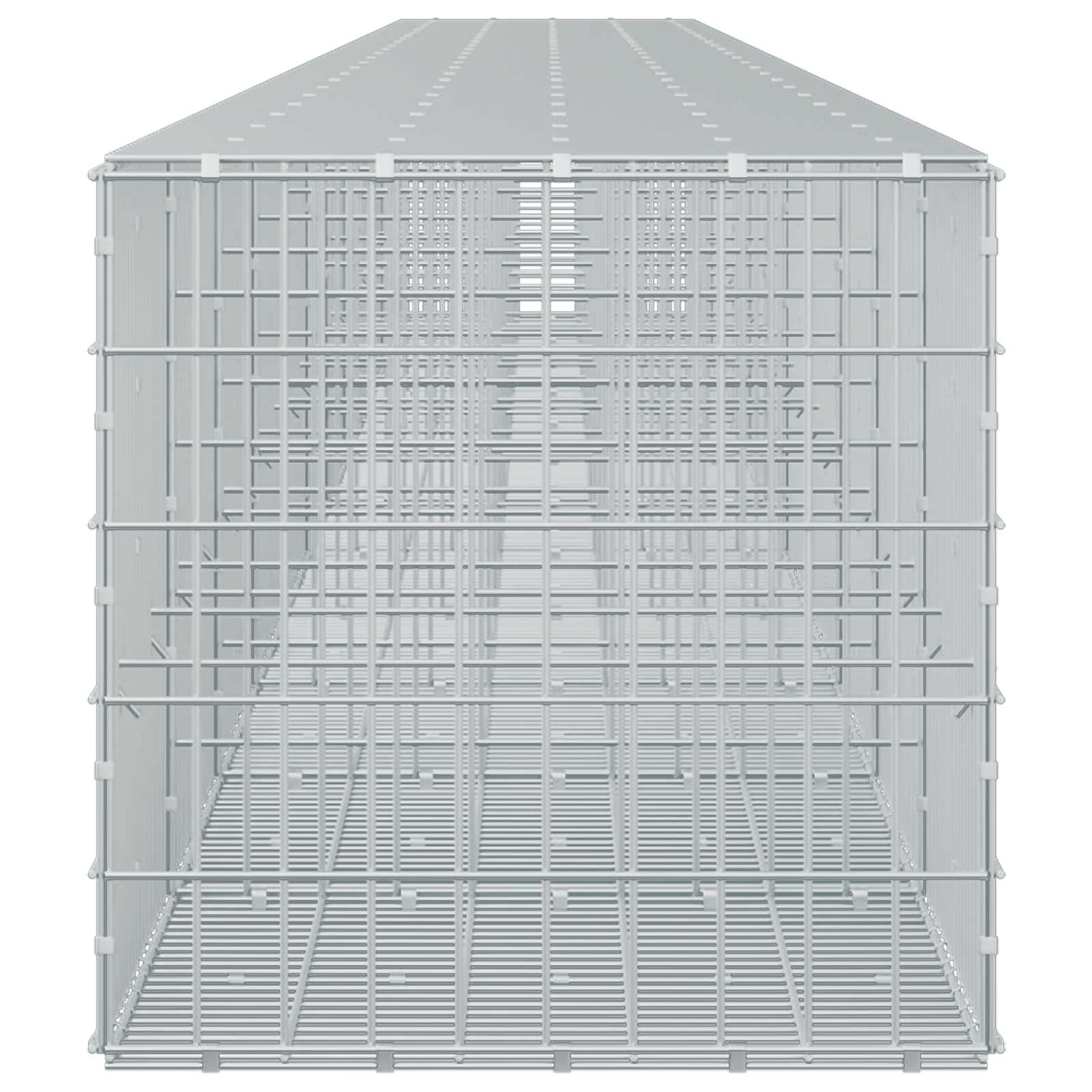 Gabion z žico 5 mm in mrežo 5x10 cm 1200x50x50 cm