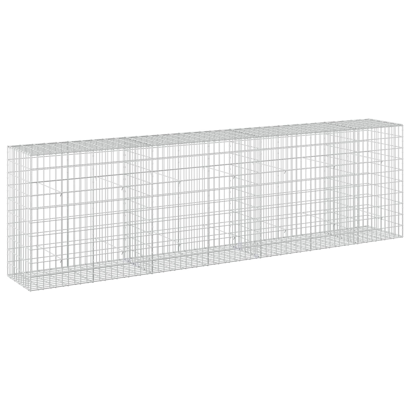 Gabion z žico 5 mm in mrežo 5x10 cm 350x50x100 cm