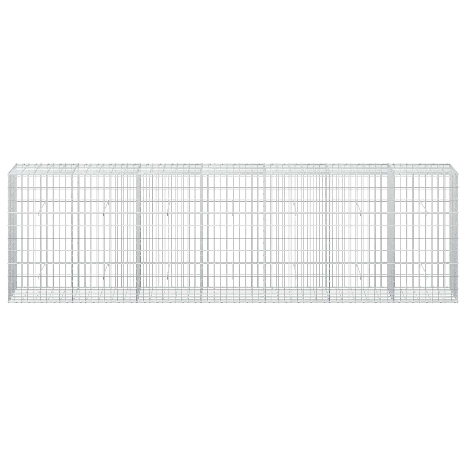 Gabion z žico 5 mm in mrežo 5x10 cm 350x50x100 cm