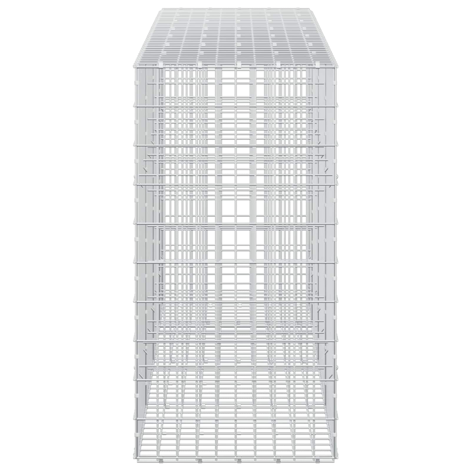 Gabion z žico 5 mm in mrežo 5x10 cm 350x50x100 cm