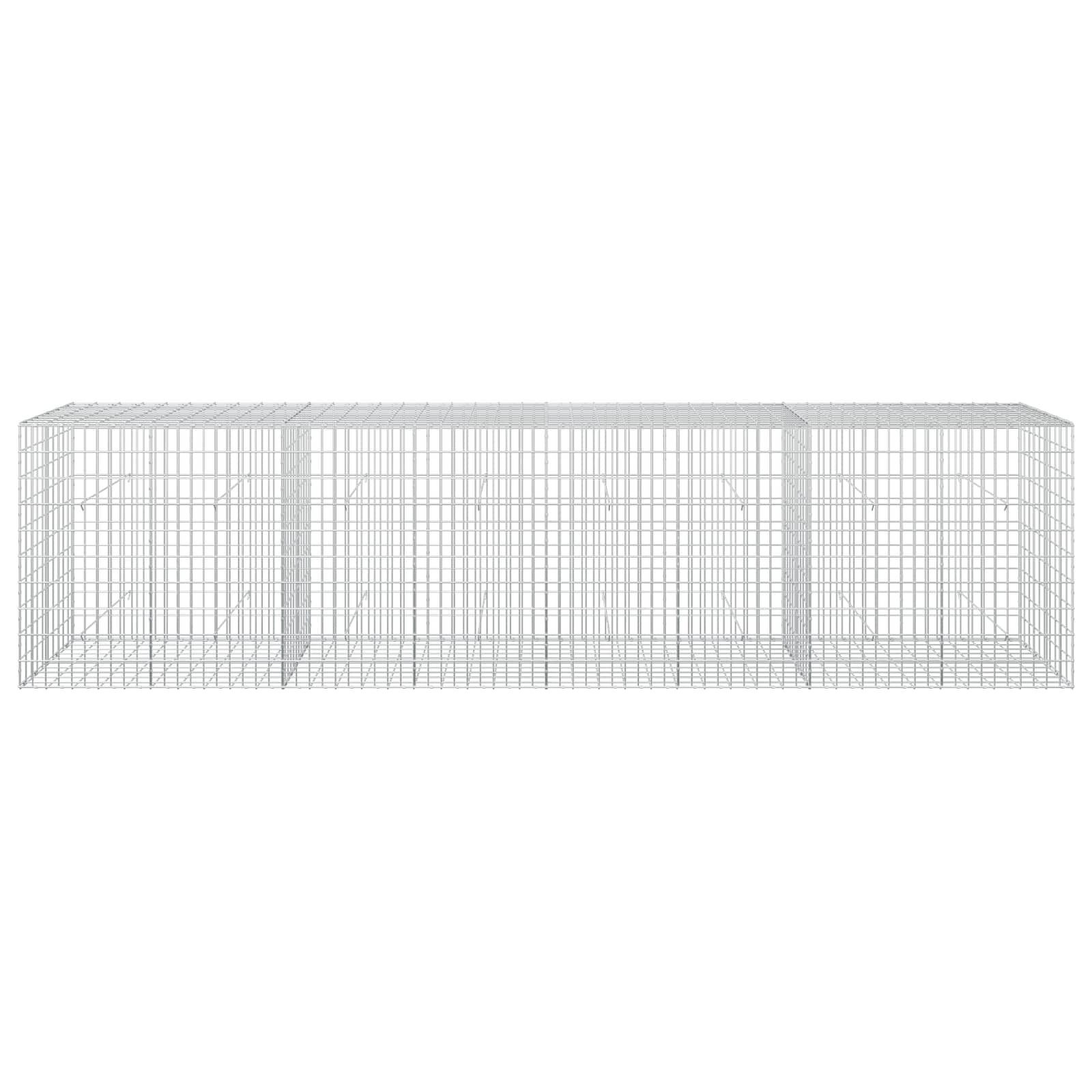Gabion z žico 5 mm in mrežo 5x10 cm 400x50x100 cm