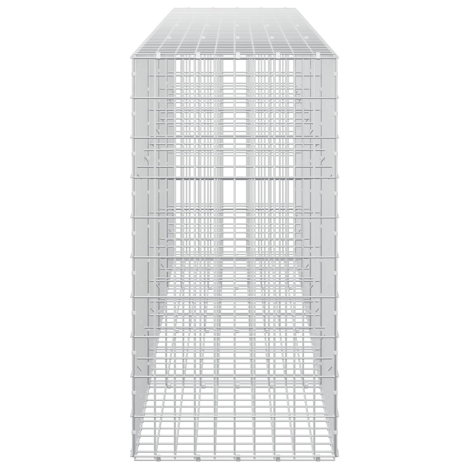 Gabion z žico 5 mm in mrežo 5x10 cm 400x50x100 cm