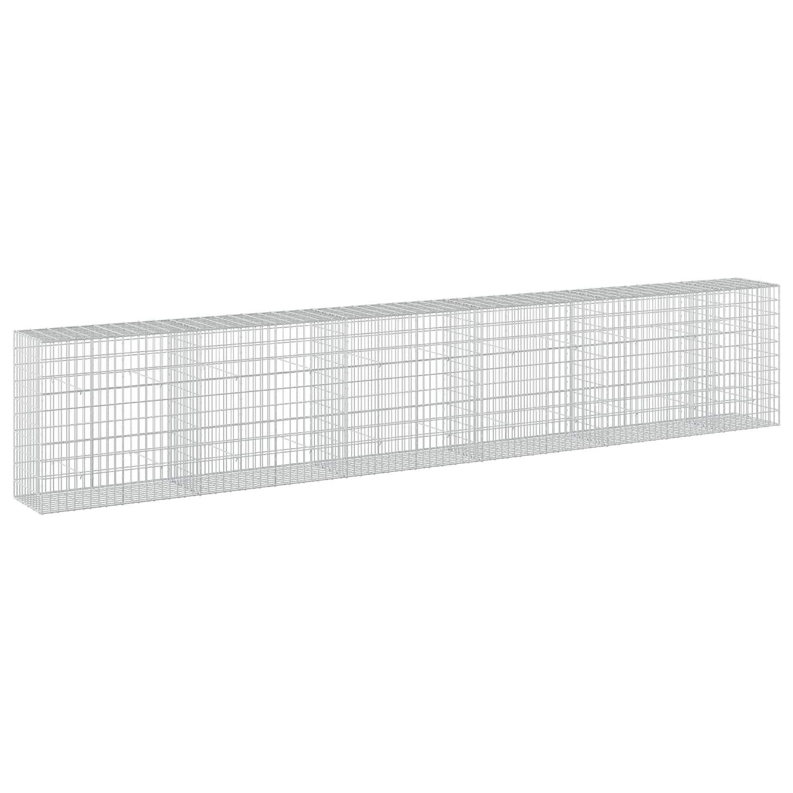 Gabion z žico 5 mm in mrežo 5x10 cm 550x50x100 cm