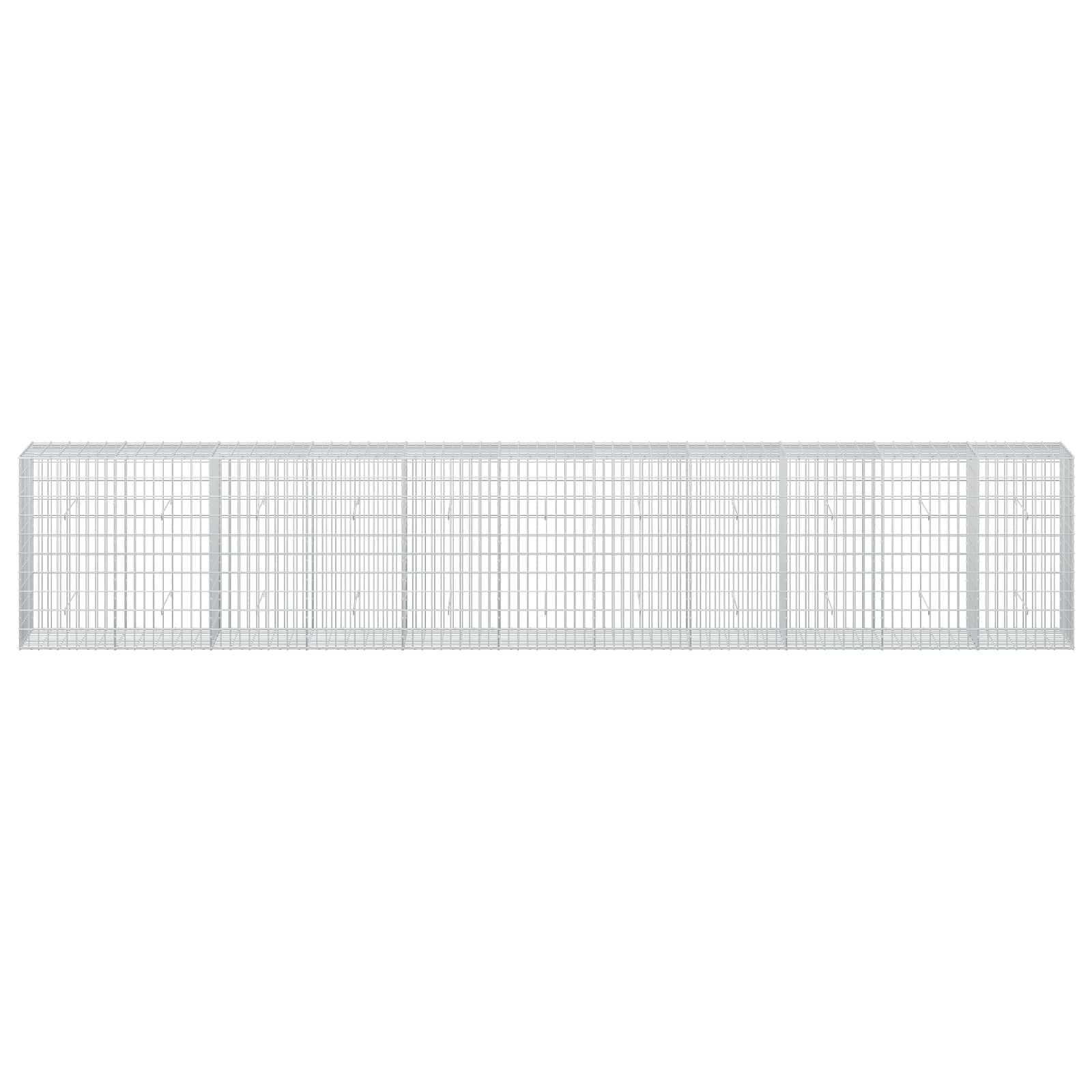 Gabion z žico 5 mm in mrežo 5x10 cm 550x50x100 cm