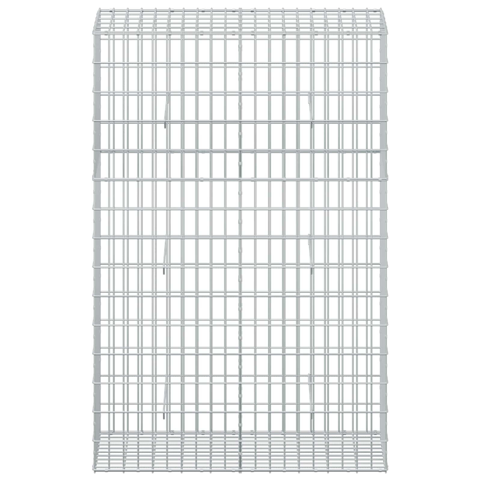 Gabion z žico 5 mm in mrežo 5x10 cm 100x50x150 cm