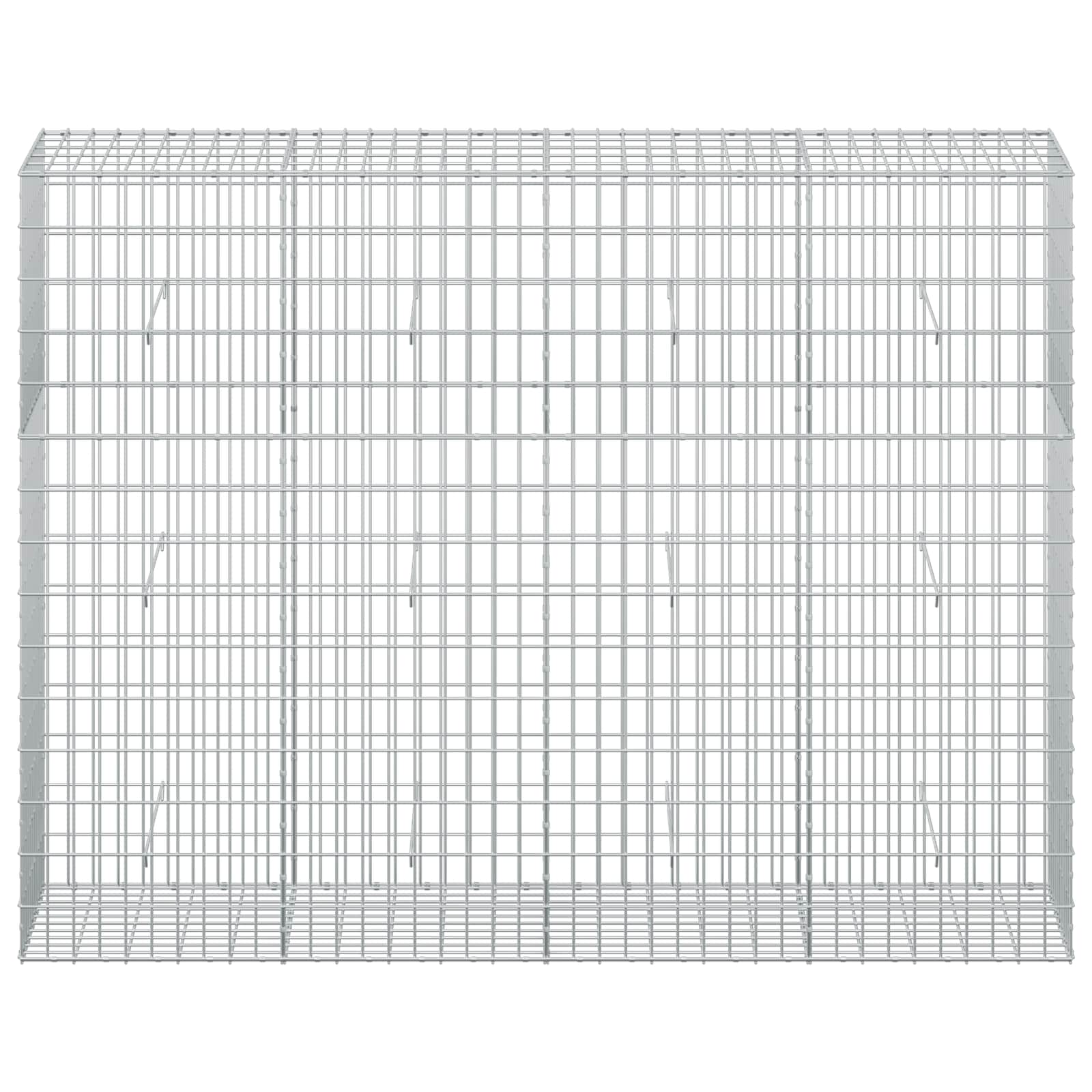 Gabion z žico 5 mm in mrežo 5x10 cm 200x50x150 cm