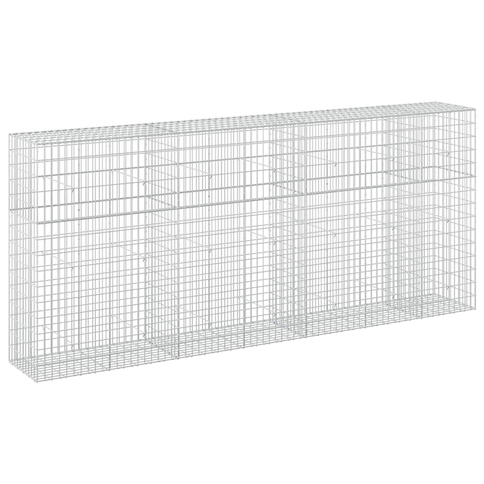 Gabion z žico 5 mm in mrežo 5x10 cm 350x50x150 cm