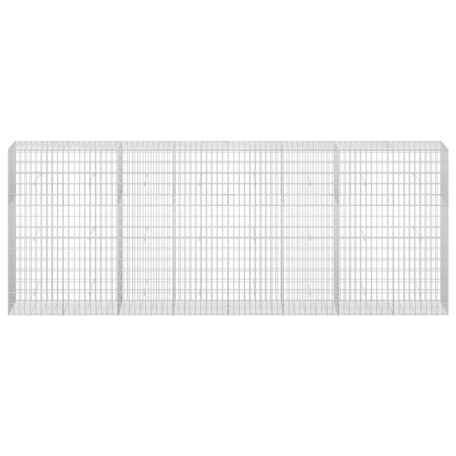 Gabion z žico 5 mm in mrežo 5x10 cm 400x50x150 cm