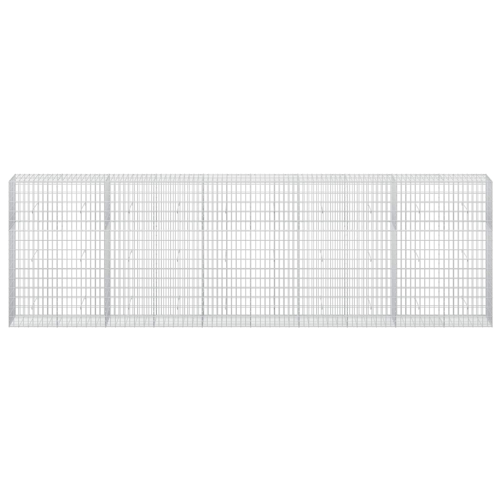 Gabion z žico 5 mm in mrežo 5x10 cm 500x50x150 cm