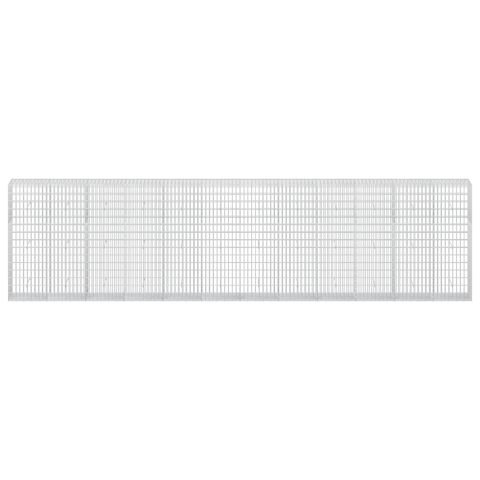 Gabion z žico 5 mm in mrežo 5x10 cm 600x50x150 cm